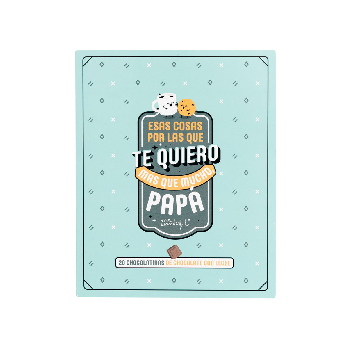 Libro con chocolatinas - Te quiero más que mucho, papá