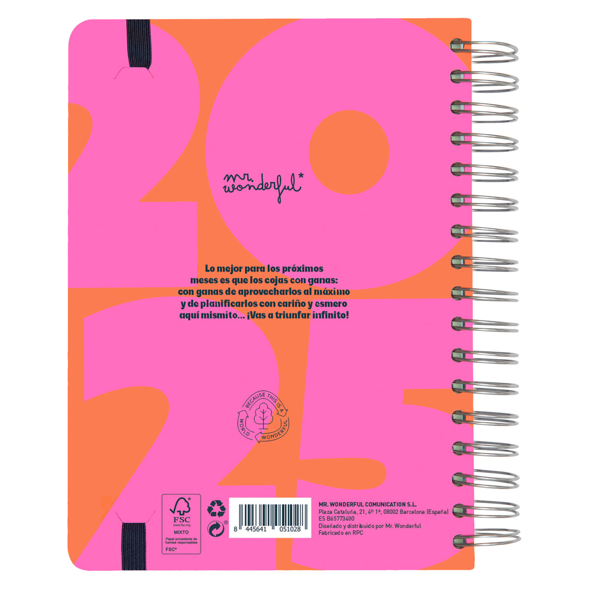 Agenda Wonder 2025 Diaria - ¡Que comience el show!.