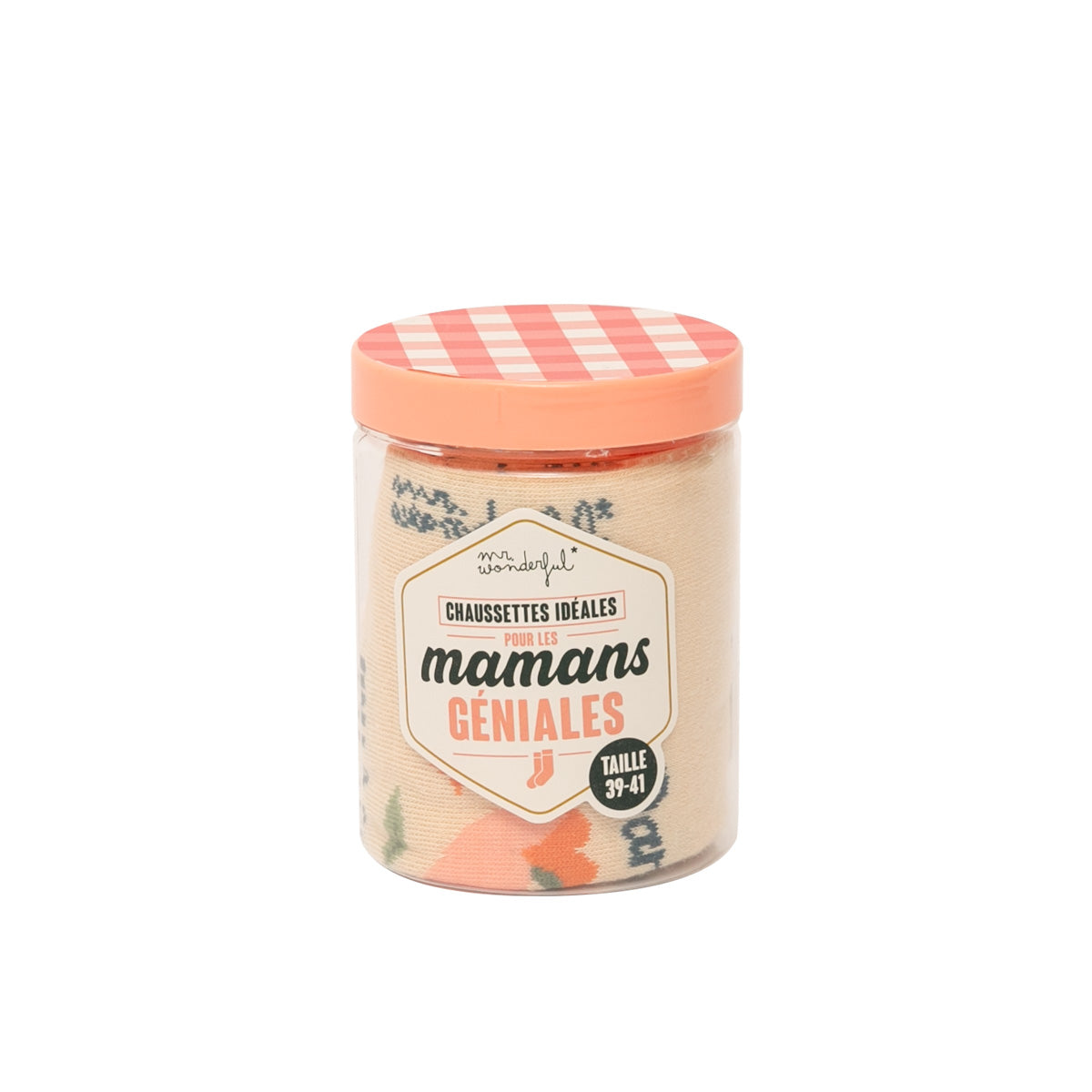 Chaussettes T 35-38 - Cette maman laisse sa marque. En rupture de stock!
