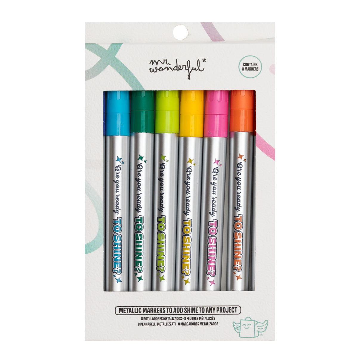 Metallic markers to add shine to any project.
