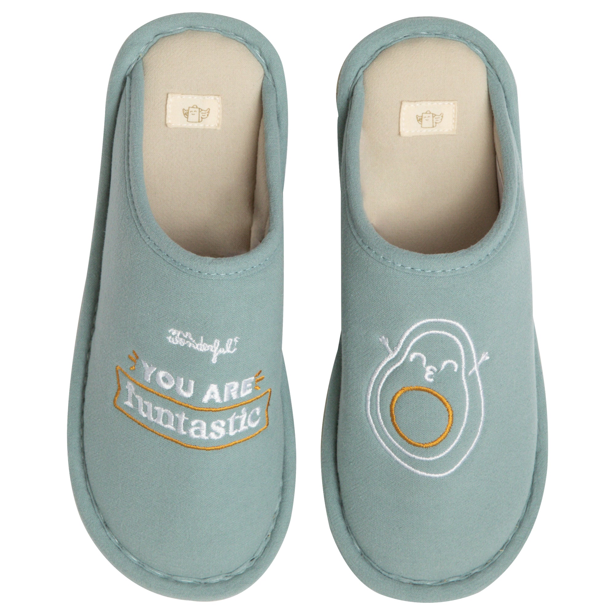 Slippers size 36-38 Avocado - You are funtastic.