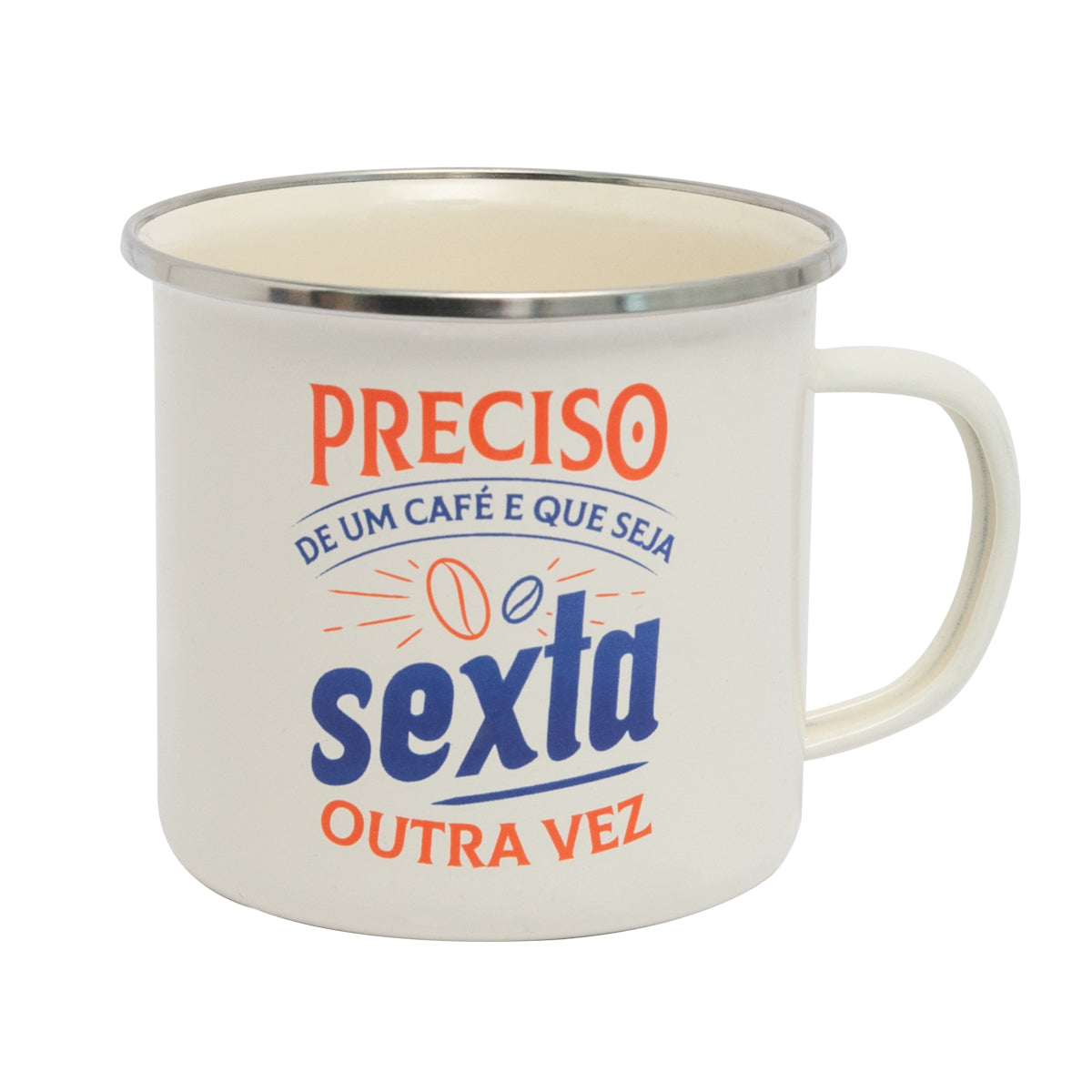Canette en métal - J'ai besoin de café... et c'est encore la sixième fois