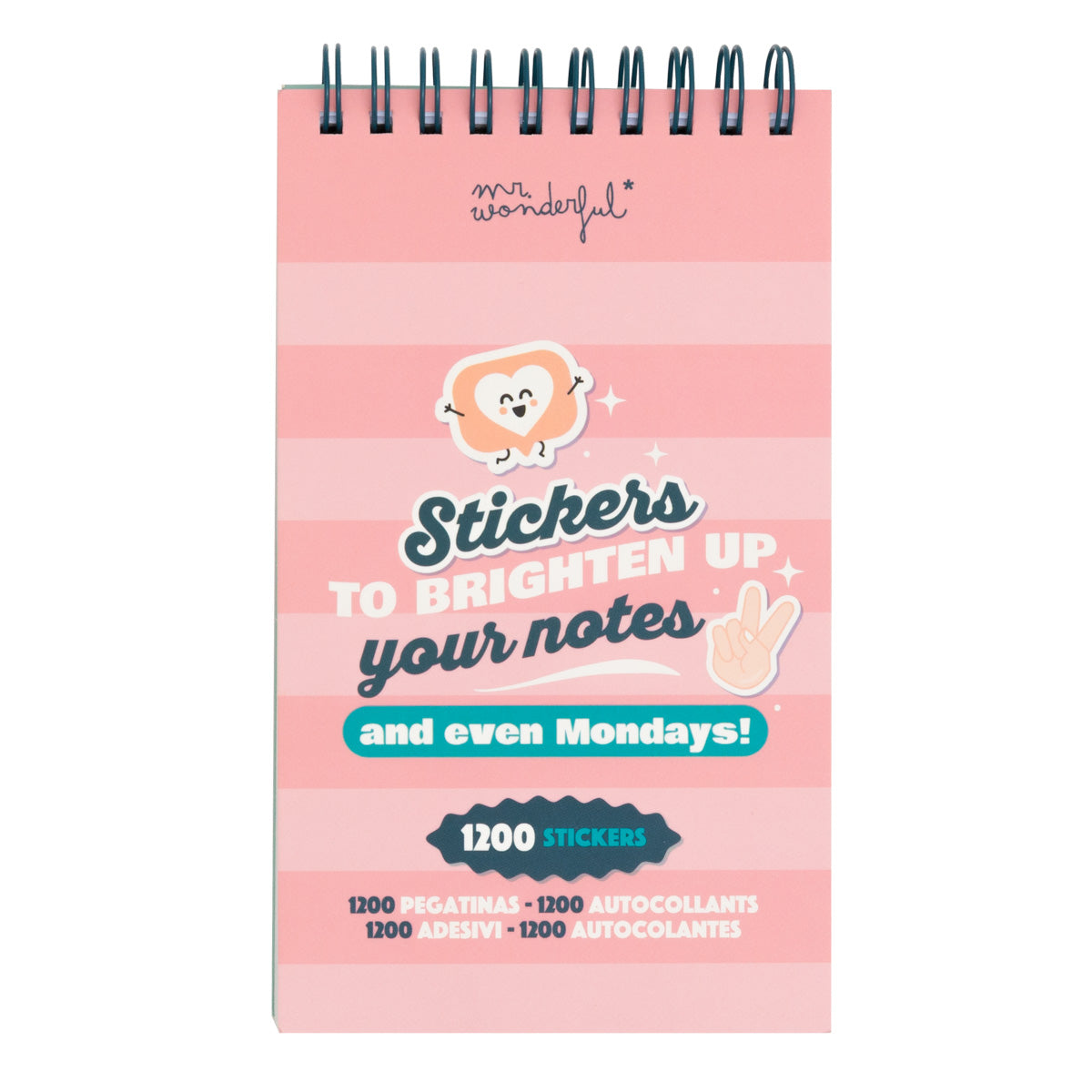 Pad of stickers to brighten up your notes