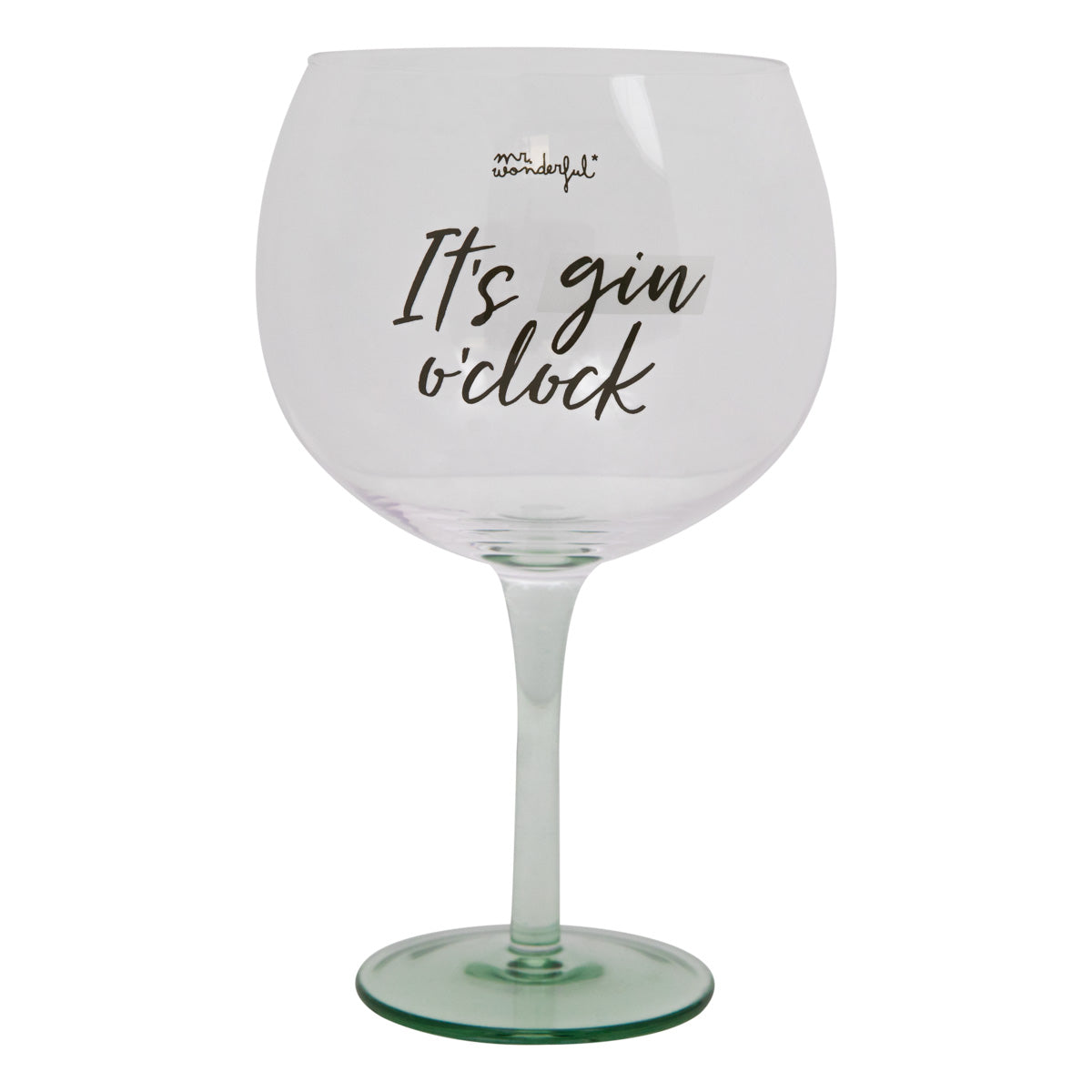 Balloon glass - It’s gin o’clock