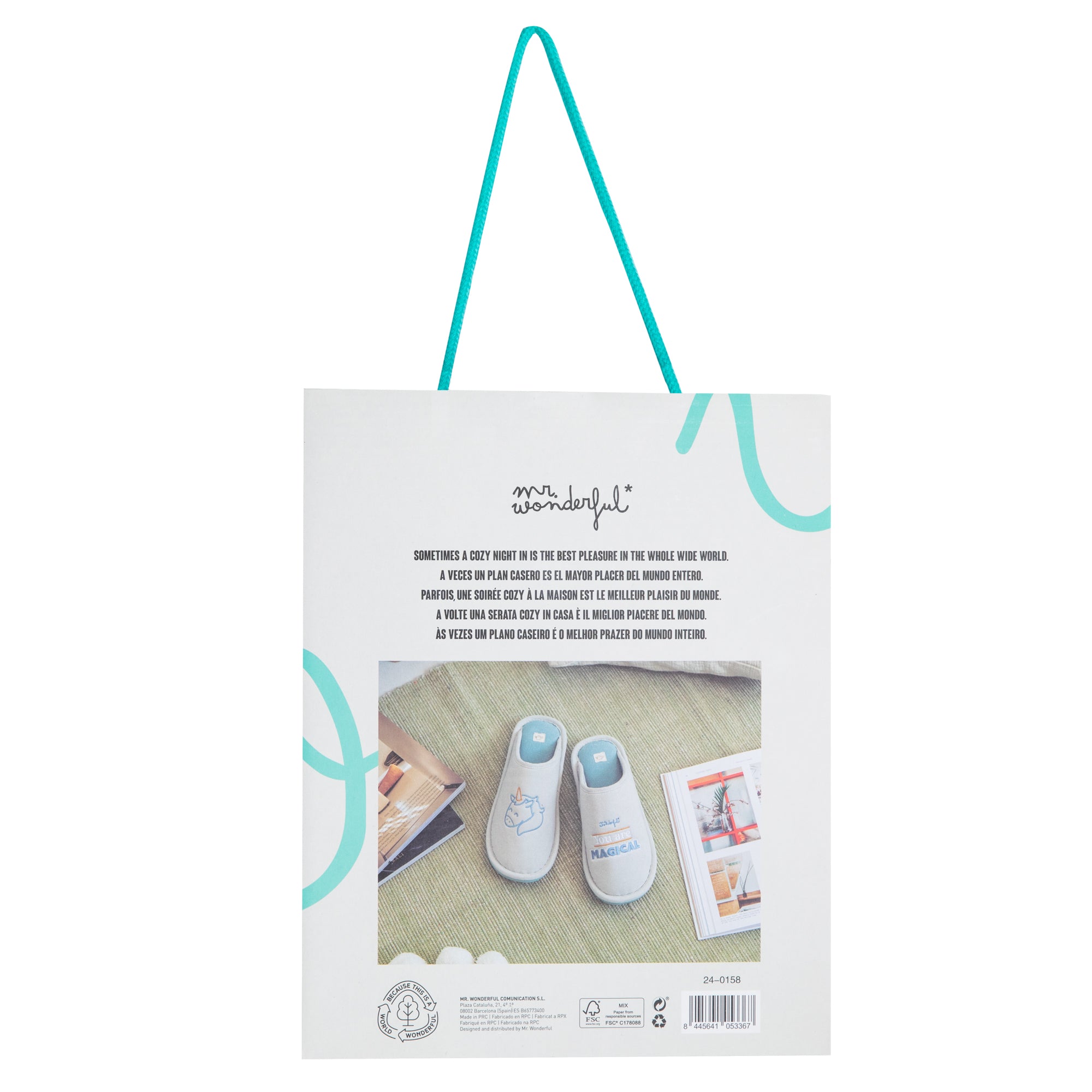 Slippers size 31-35 Unicorn - You are magical.