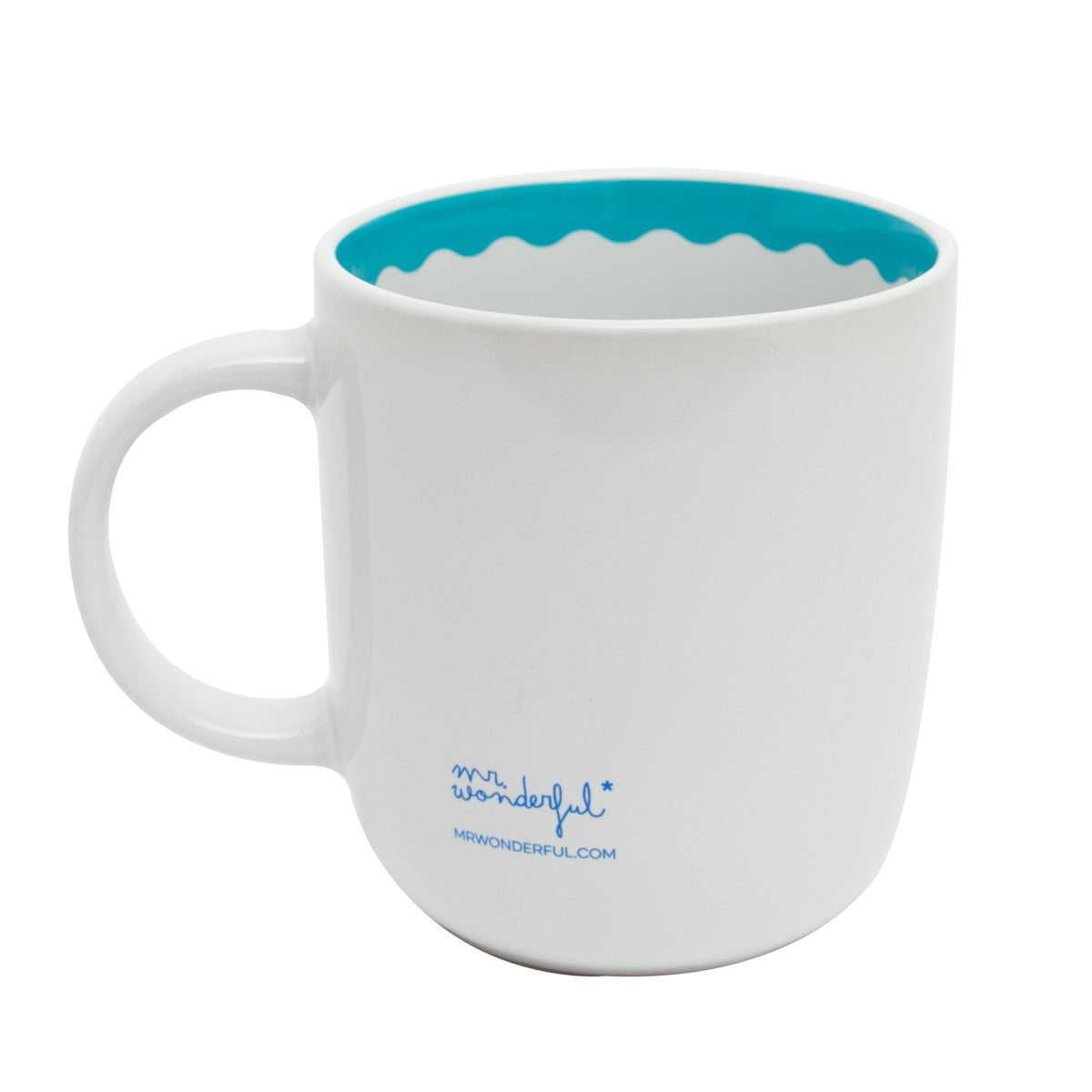Taza Mr. wonderful original con frase divertida de oferta