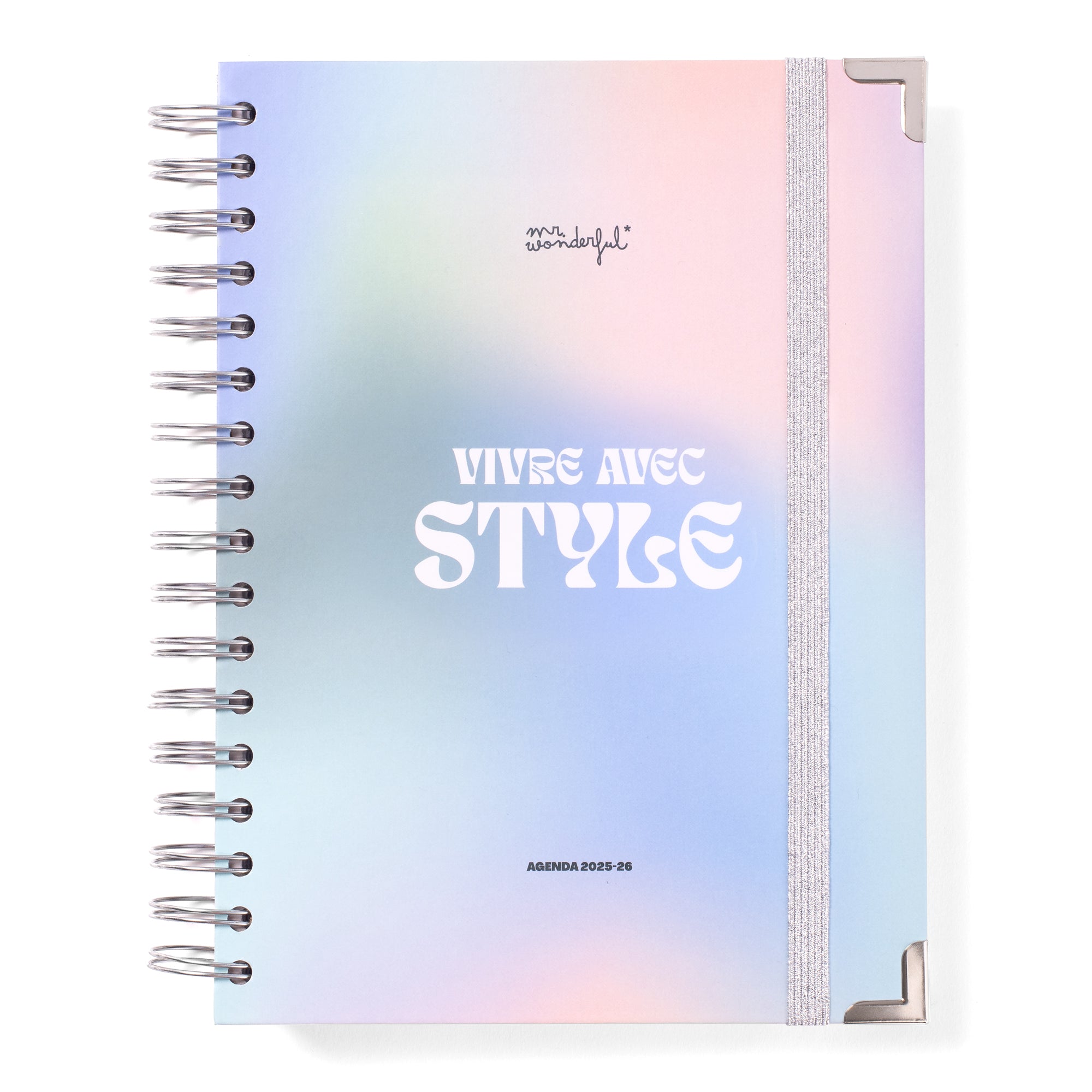 Agenda Office 2025-26 Semainier 18 mois - Vivre avec style