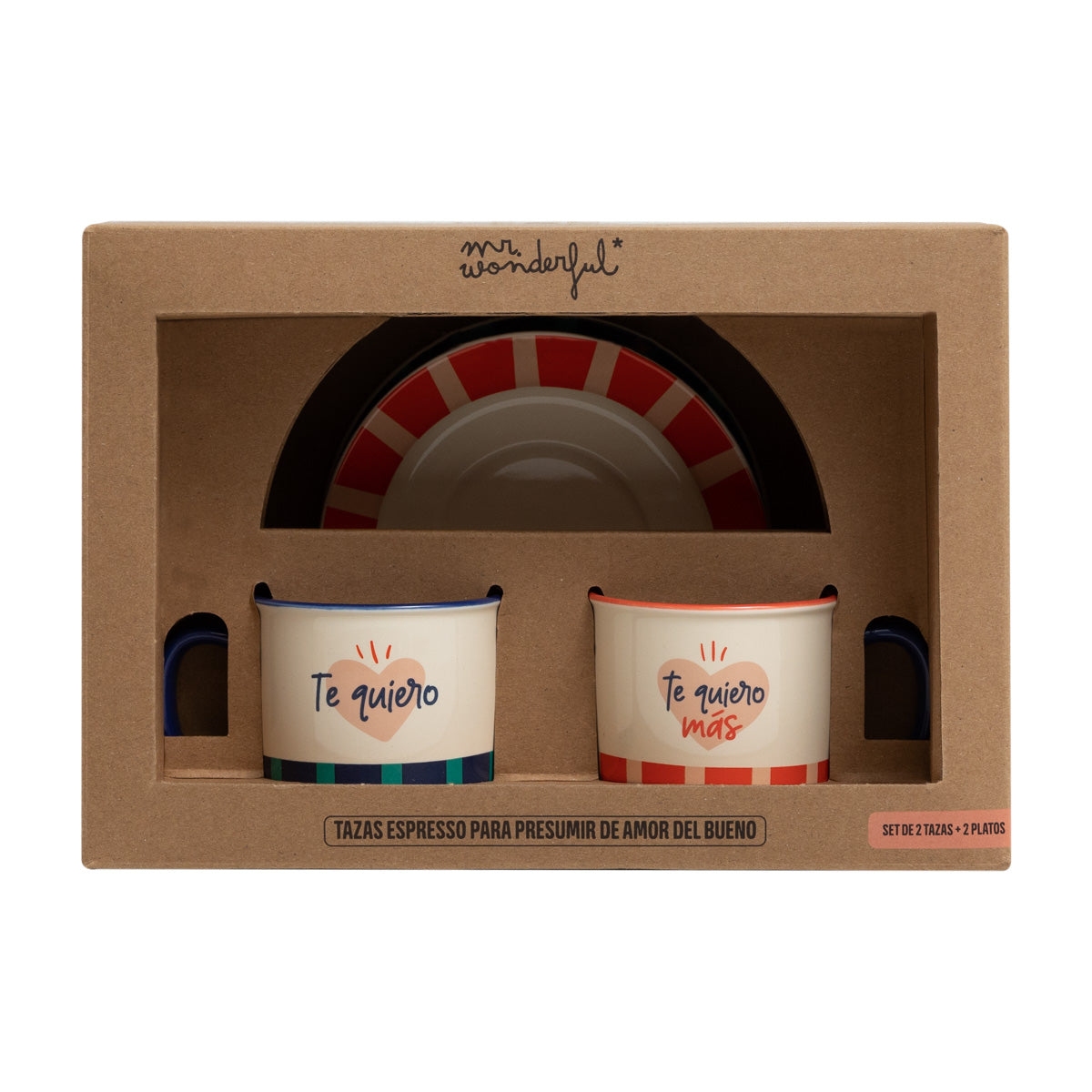 Set de 2 tazas espresso para presumir de amor del bueno
