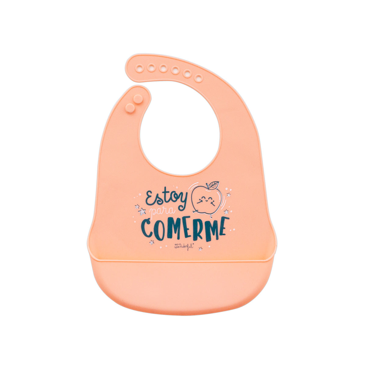 Babero de silicona para pequeños comilones