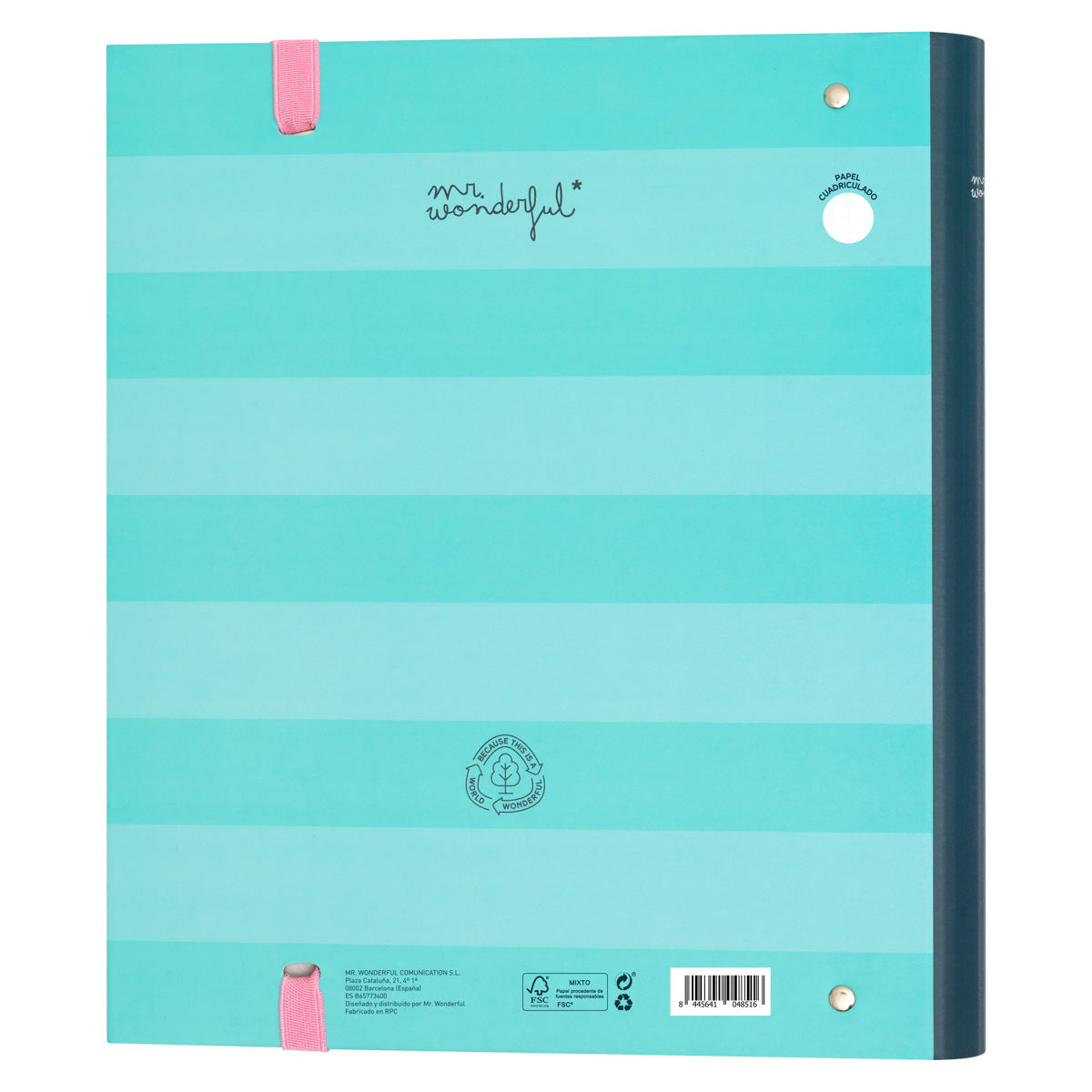 Carpeta con anillas y folios Wonder - Soñando y creando.