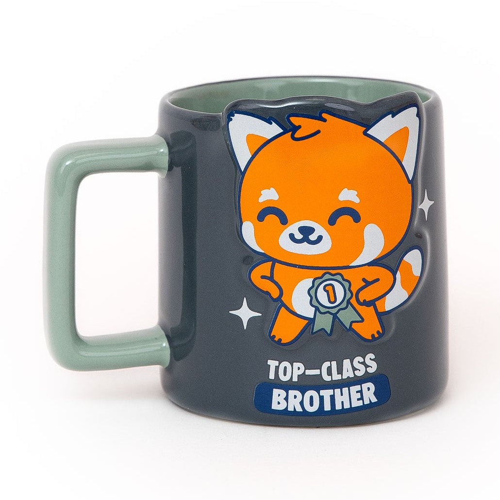 Taza Mr. Wonderful con mensaje para hermanos en inglés