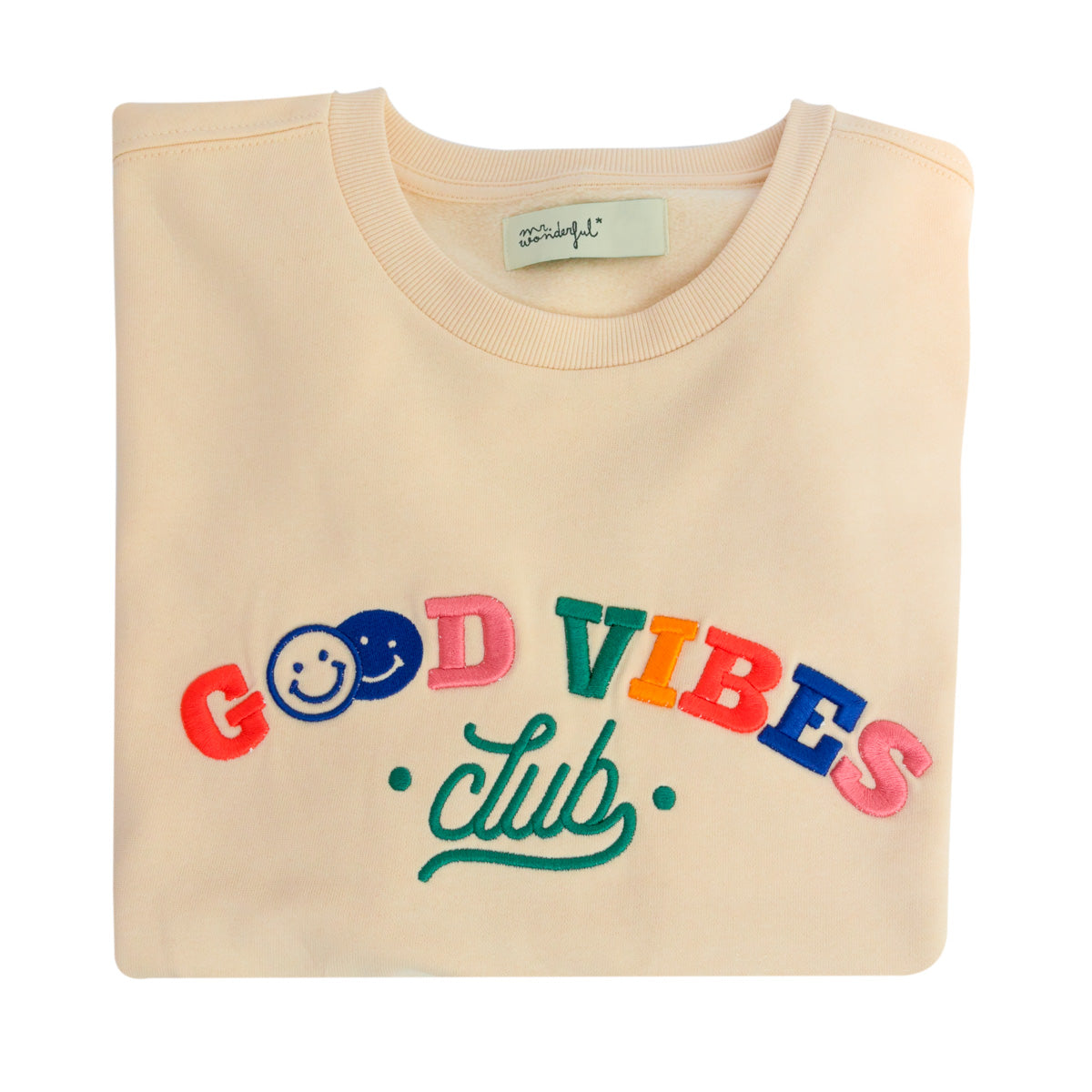Sweat à capuche multicolore taille L-XL - Good Vibes Club