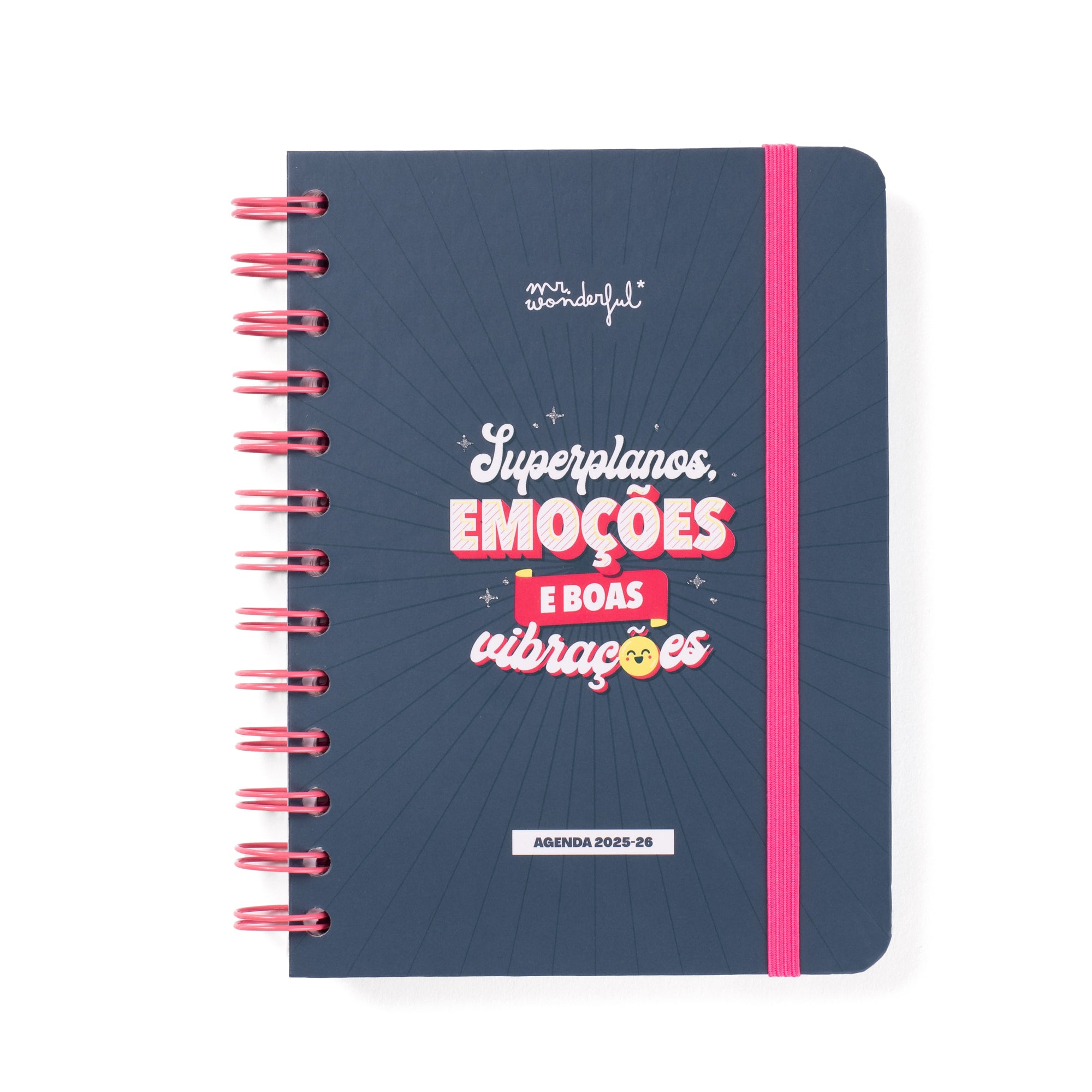 Agenda Wonder pequena 2025-26 Semanal - Superplanos, emoções e boas vibrações