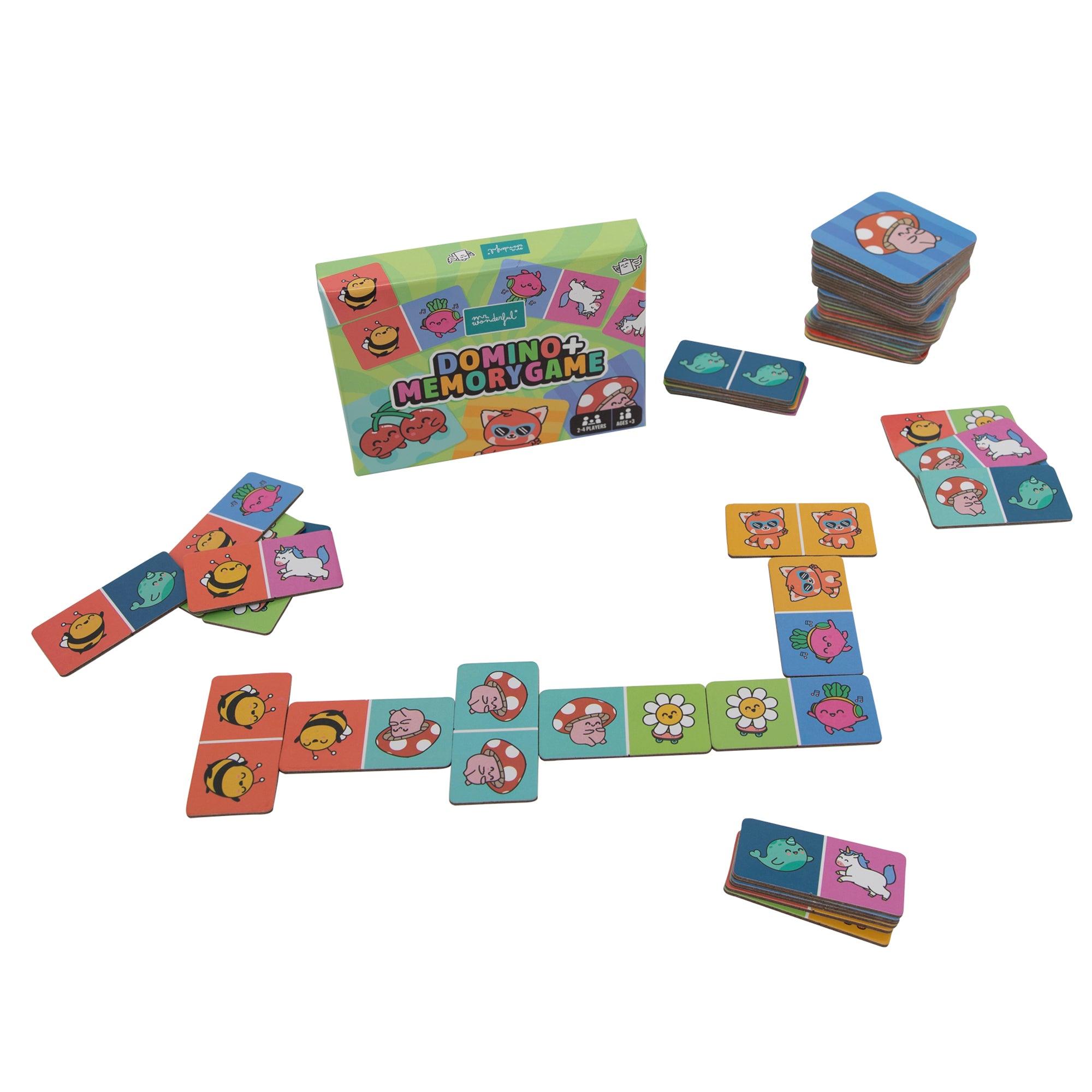 Juego de domino + juego de memoria