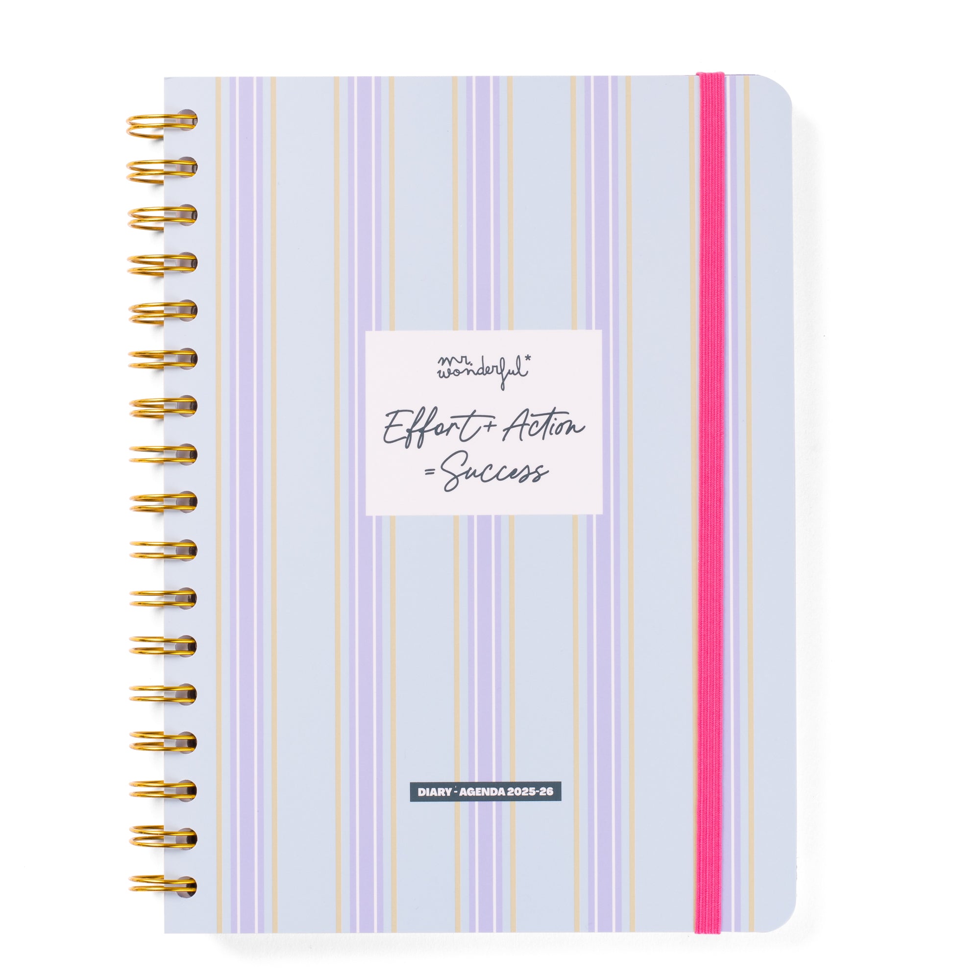 Basic diary 2025-26 Week view - Effort + Action = Success