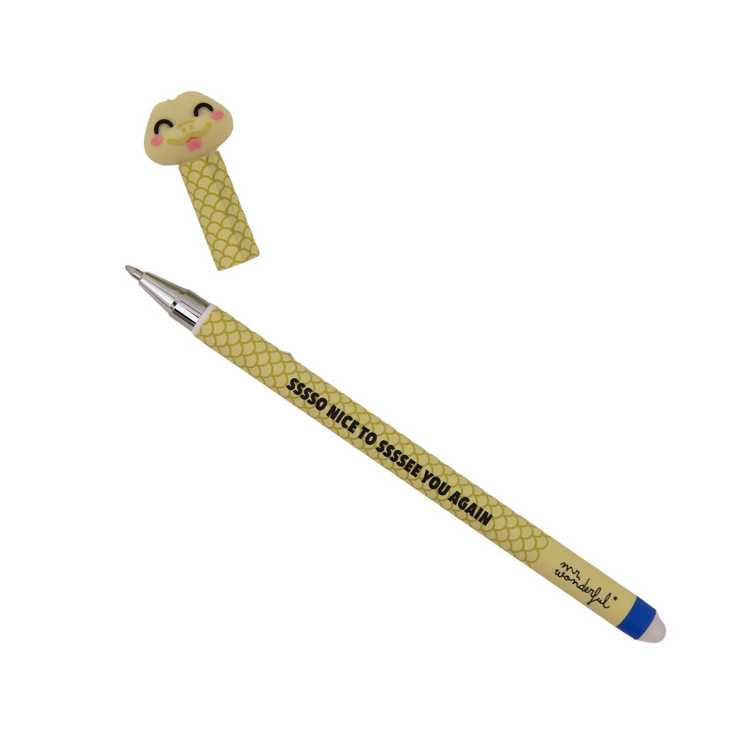 Bolígrafo borrable Bo-Bo Mr. Wonderful serpiente - Ssso nice to ssssee you again