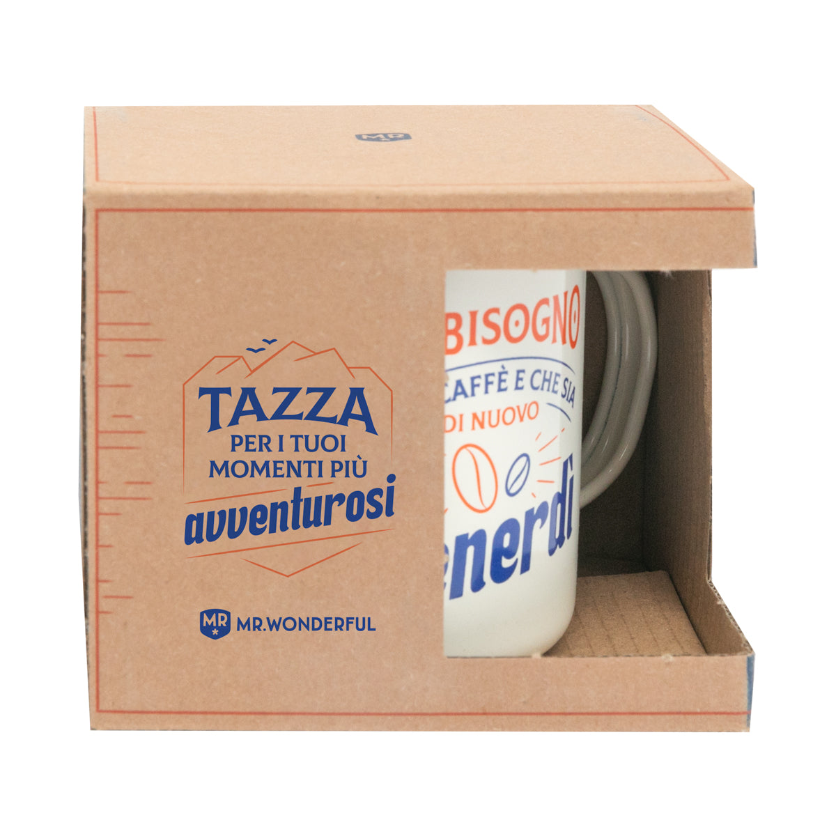 Tazza in metallo - Ho bisogno di un caffè... e che sia di nuovo venerdì