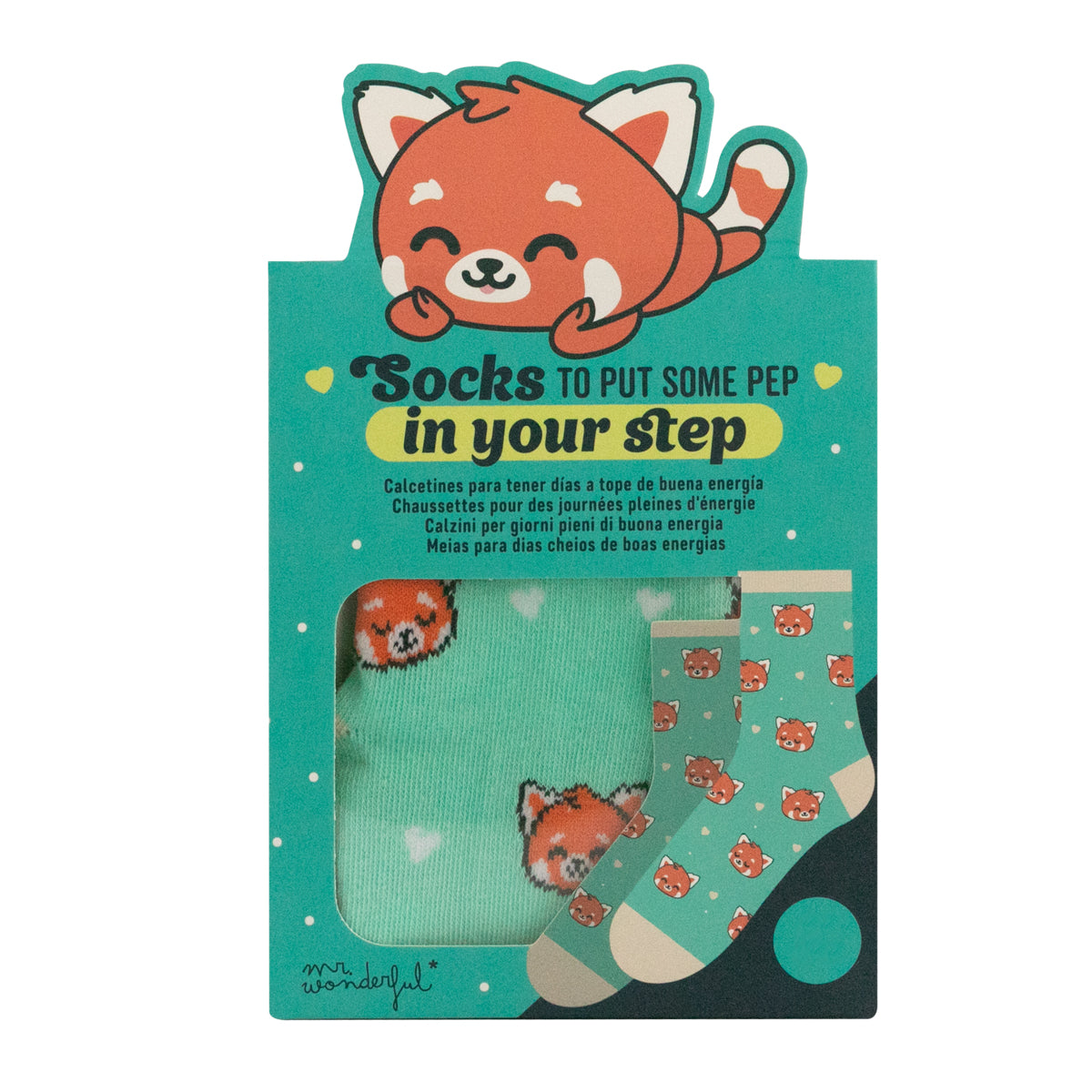 Socks size 35-38 - Red panda