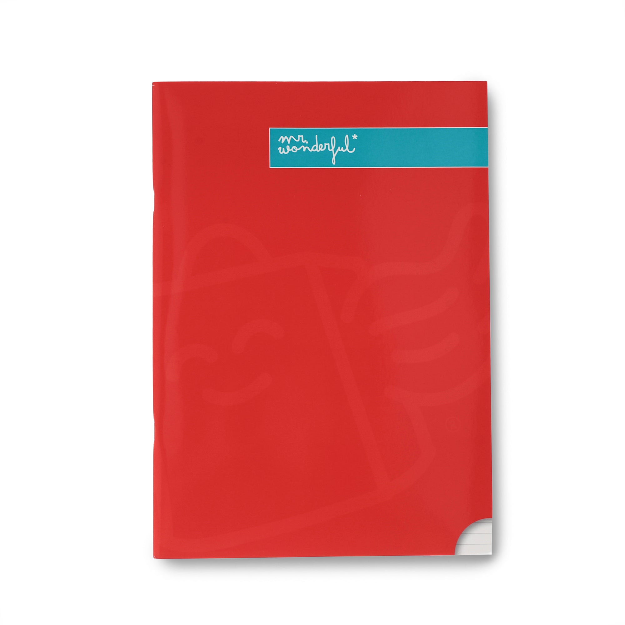 Red A5 notebook 48 sheets - Lined paper