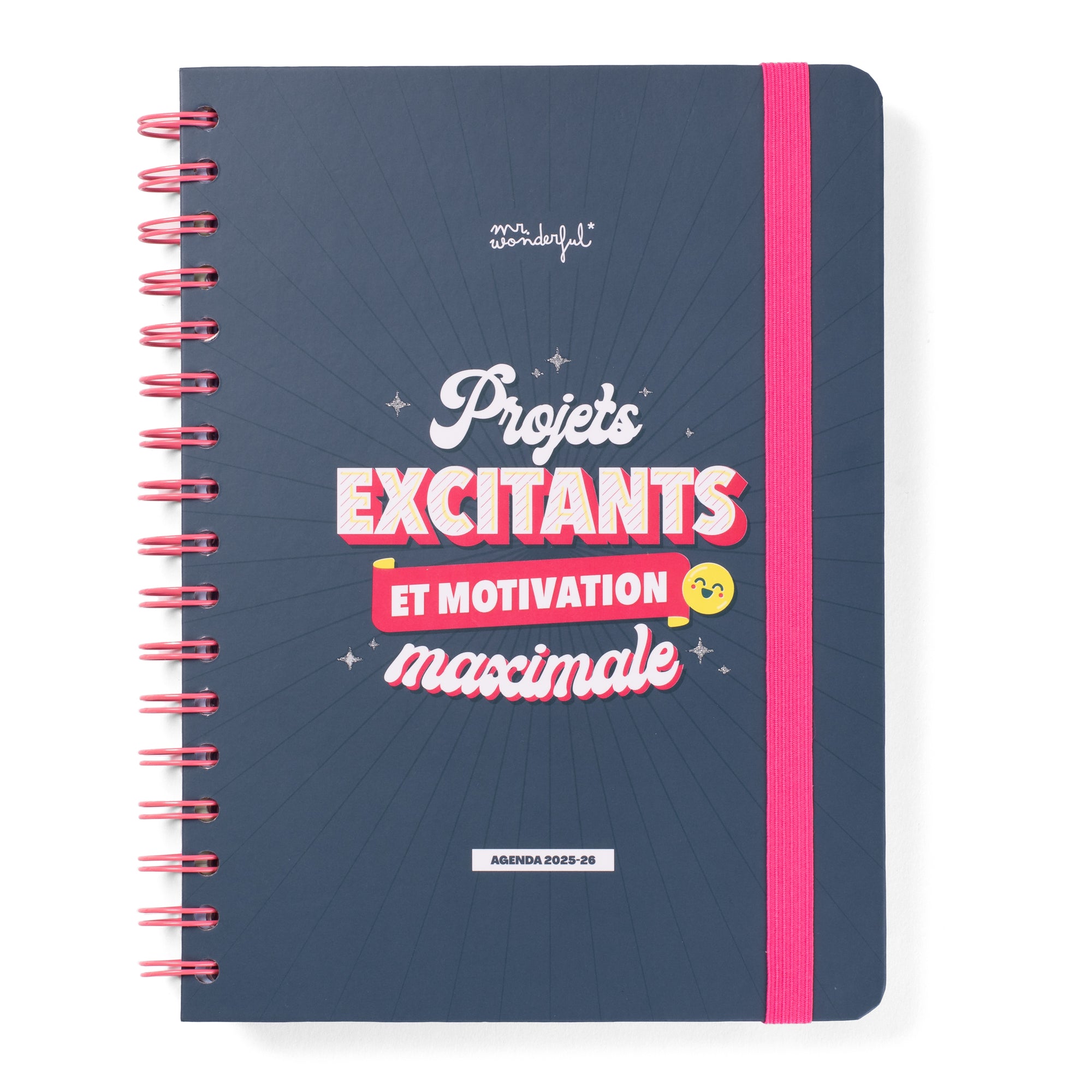 Agenda Wonder 2025-26 Semainier - Projets excitants et motivation maximale