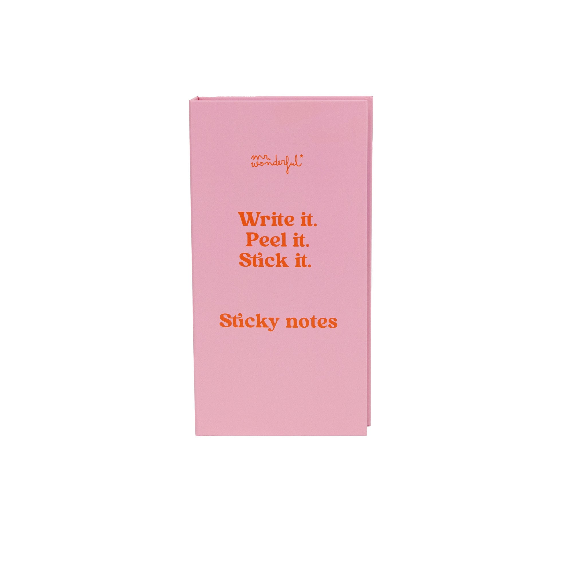 Set de notas adhesivas- Write it. Peel it. Stick it.