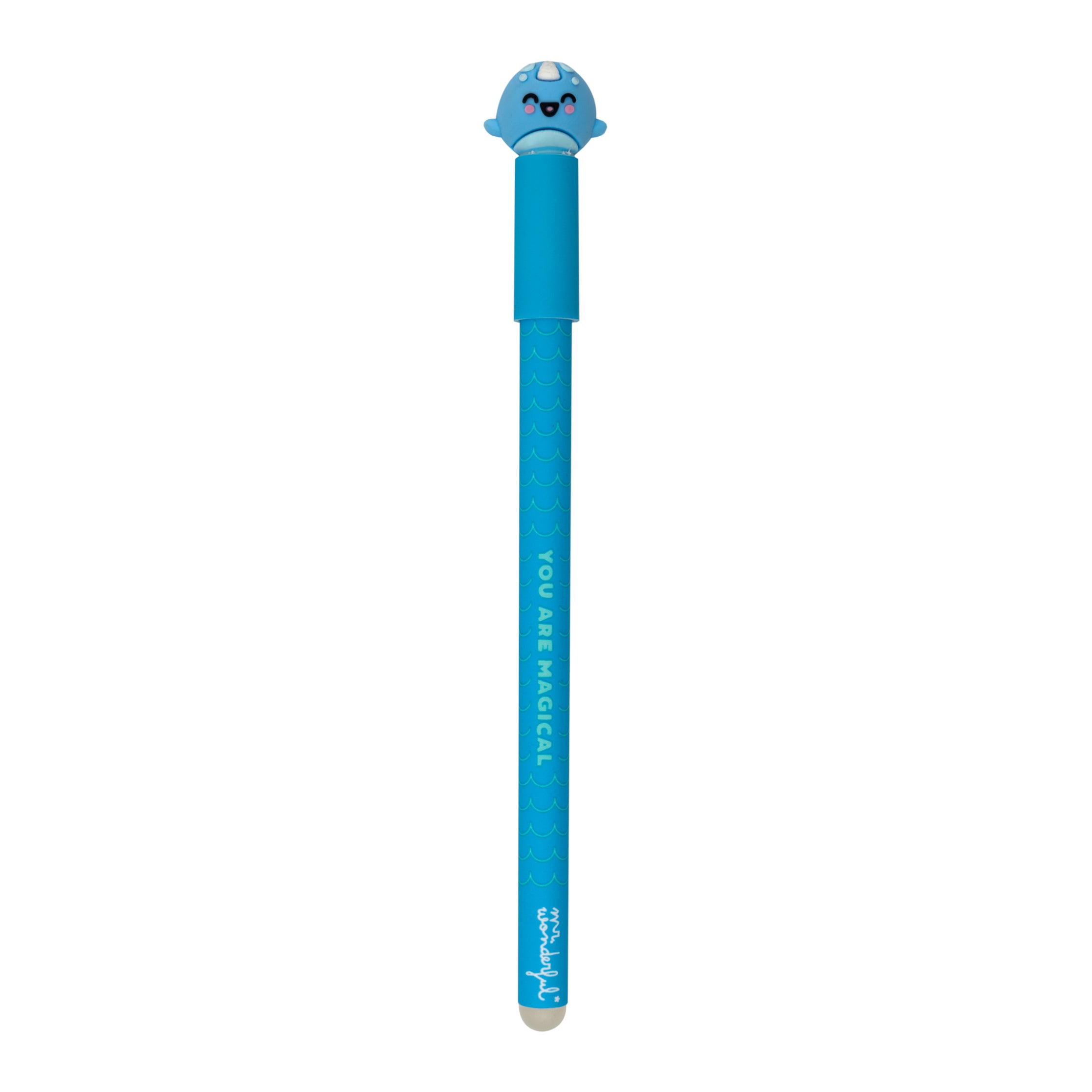 Mr. Wonderful - Stylo effaçable à seringue Bo-Bo - Stylo idéal pour les infirmières et les médecins - Encre bleue (Lot de 2