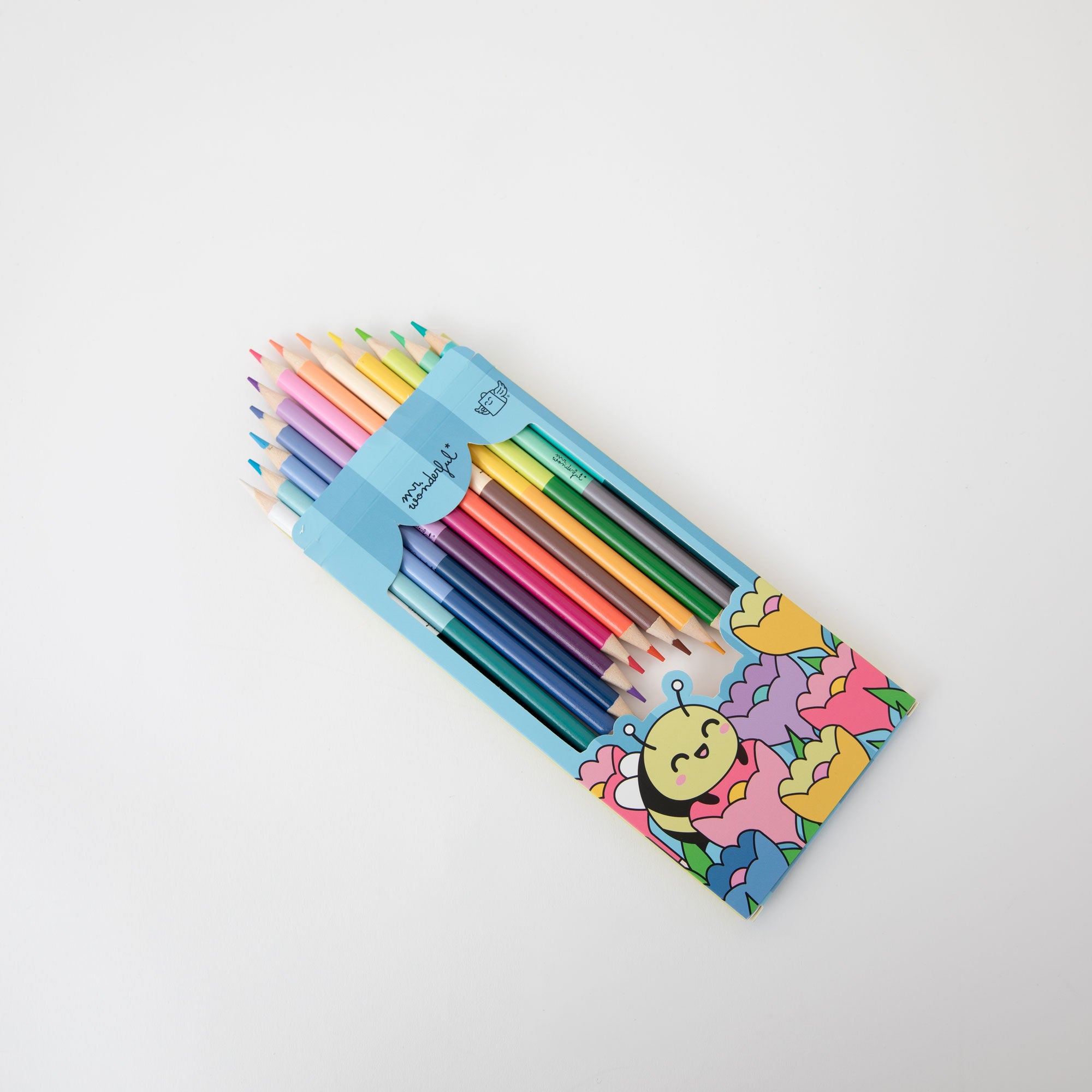 12 crayons de couleur à double pointe – Deux fois plus de couleur pour trois fois plus de plaisir !