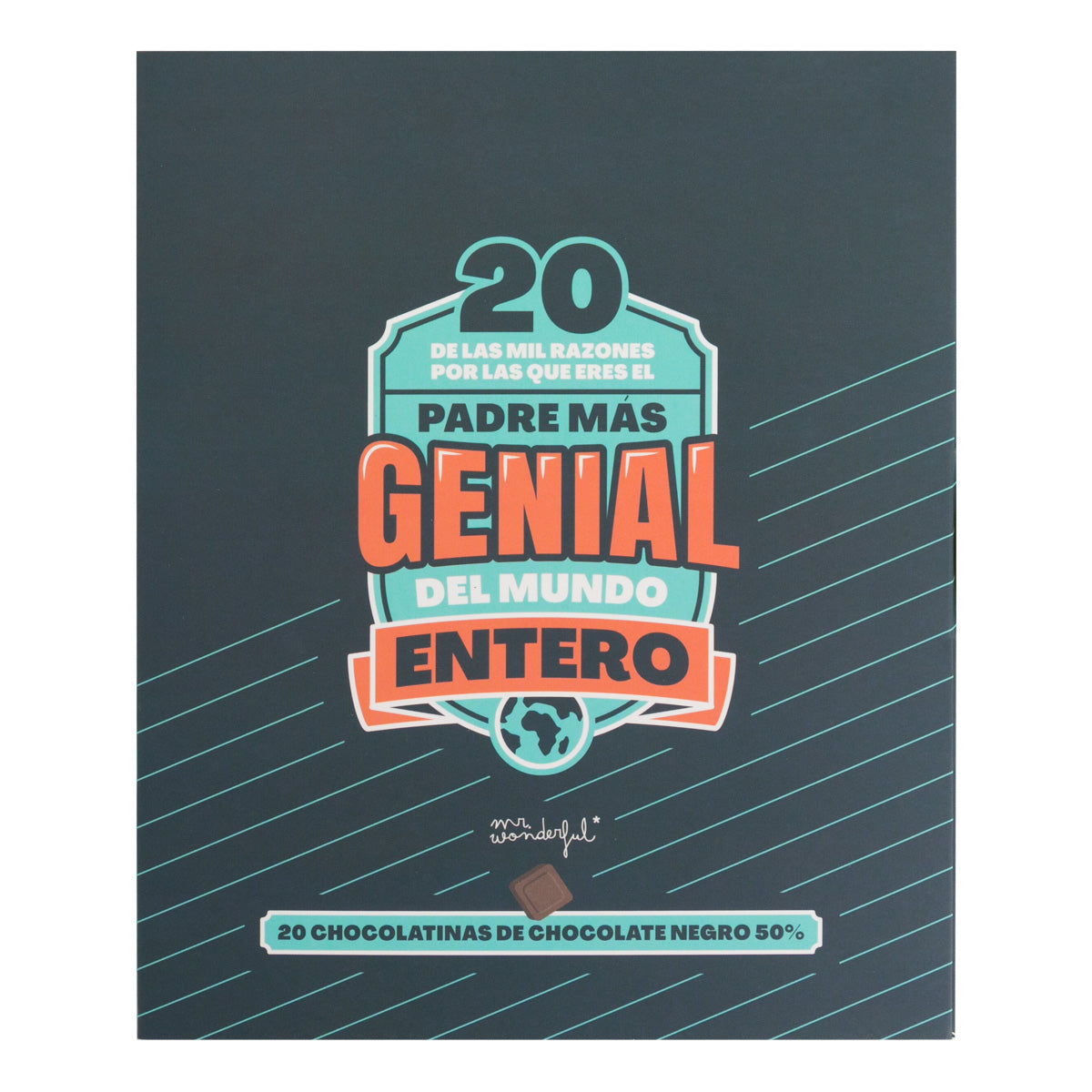 Libro de chocolatinas - 20 de las mil razones por las que eres el padre más genial del mundo entero