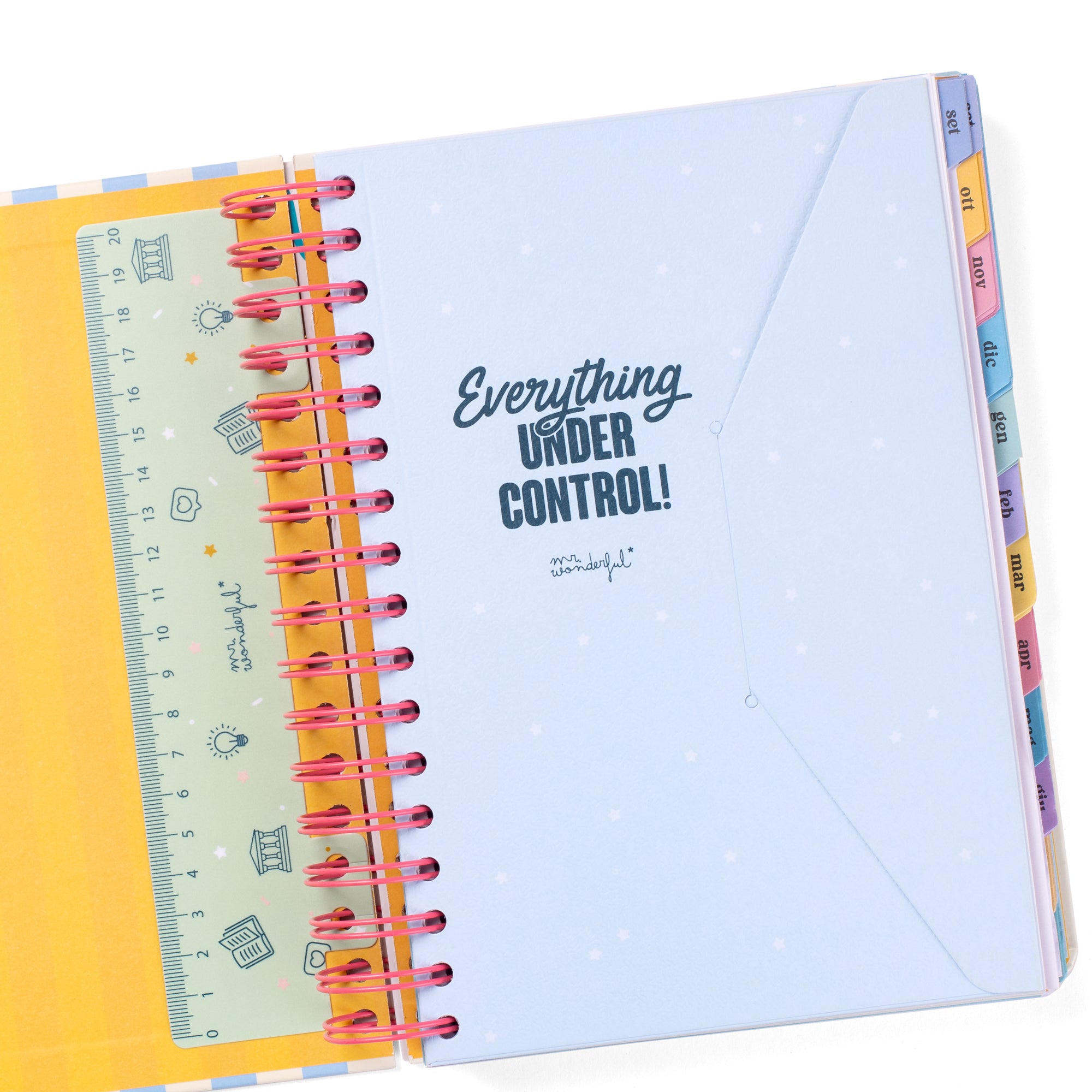 Diario scolastico Wonder 2025-26 Giornaliero - Ogni giorno di più e meglio