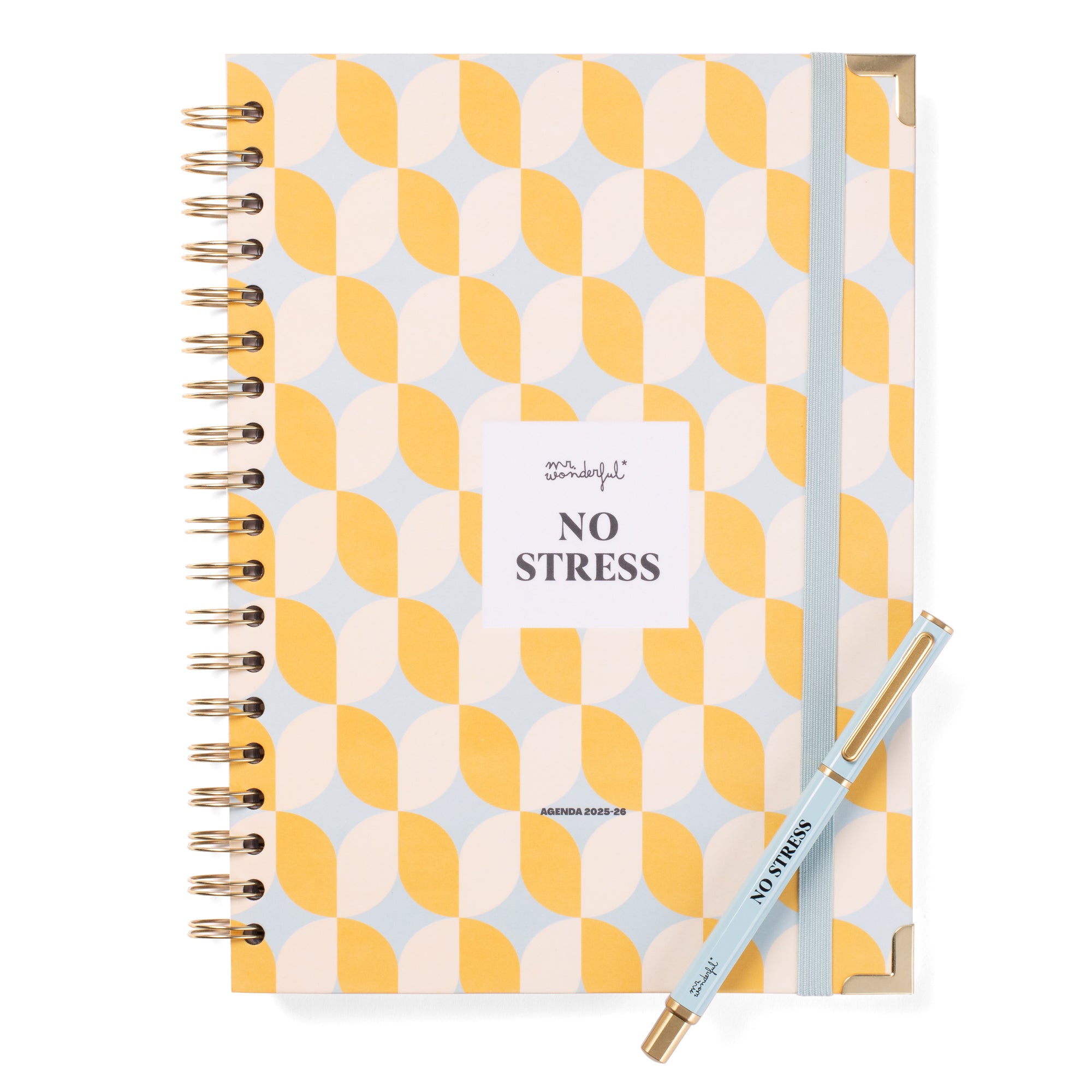 Set de Agenda Office 2025-26 Semanal Extragrande + boli - No stress