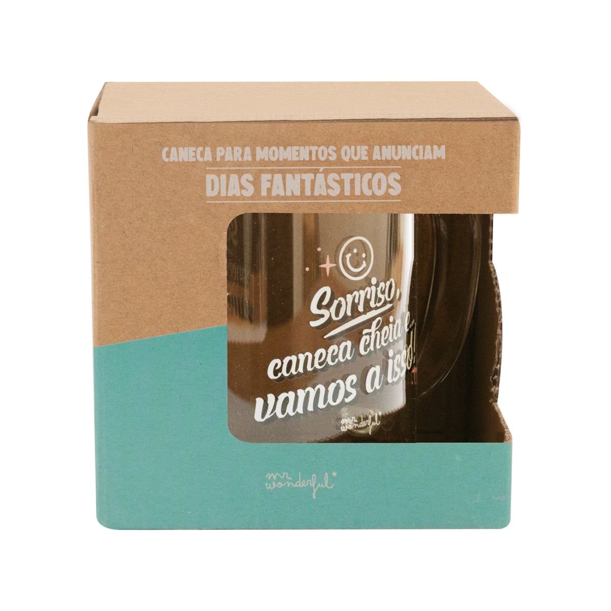 Caneca - Sorriso, caneca cheia e... vamos a isso!