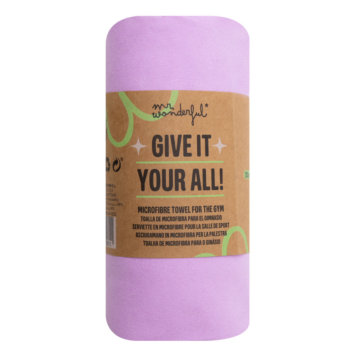 Microfibre towel for the gym - Nothing can stop me