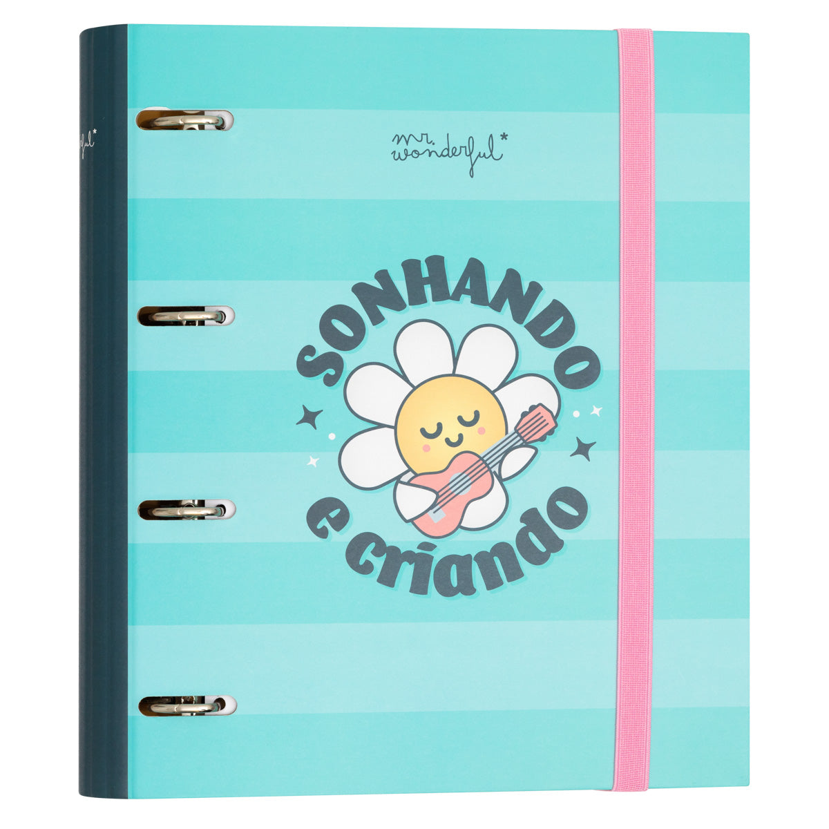 Dossier avec anneaux et folhas Wonder - Sonhando e criando