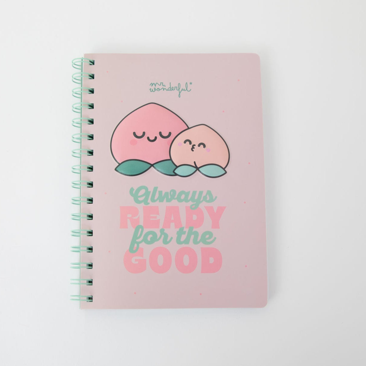 Libreta A5 3D Melocotón Mr. Wonderful - Always ready for the good