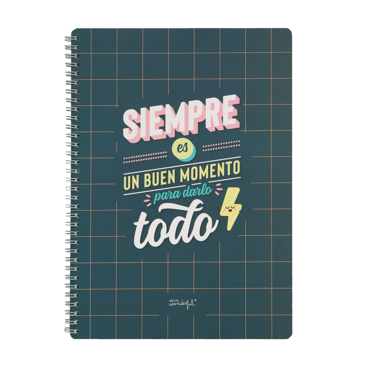 Mr Wonderful Libreta A5 Aguacate Dándolo Todo - Cuaderno - Los Mejores