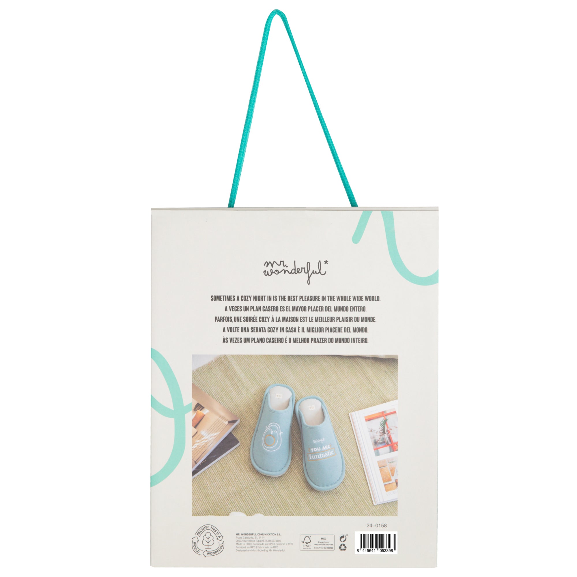 Slippers size 36-38 Avocado - You are funtastic.