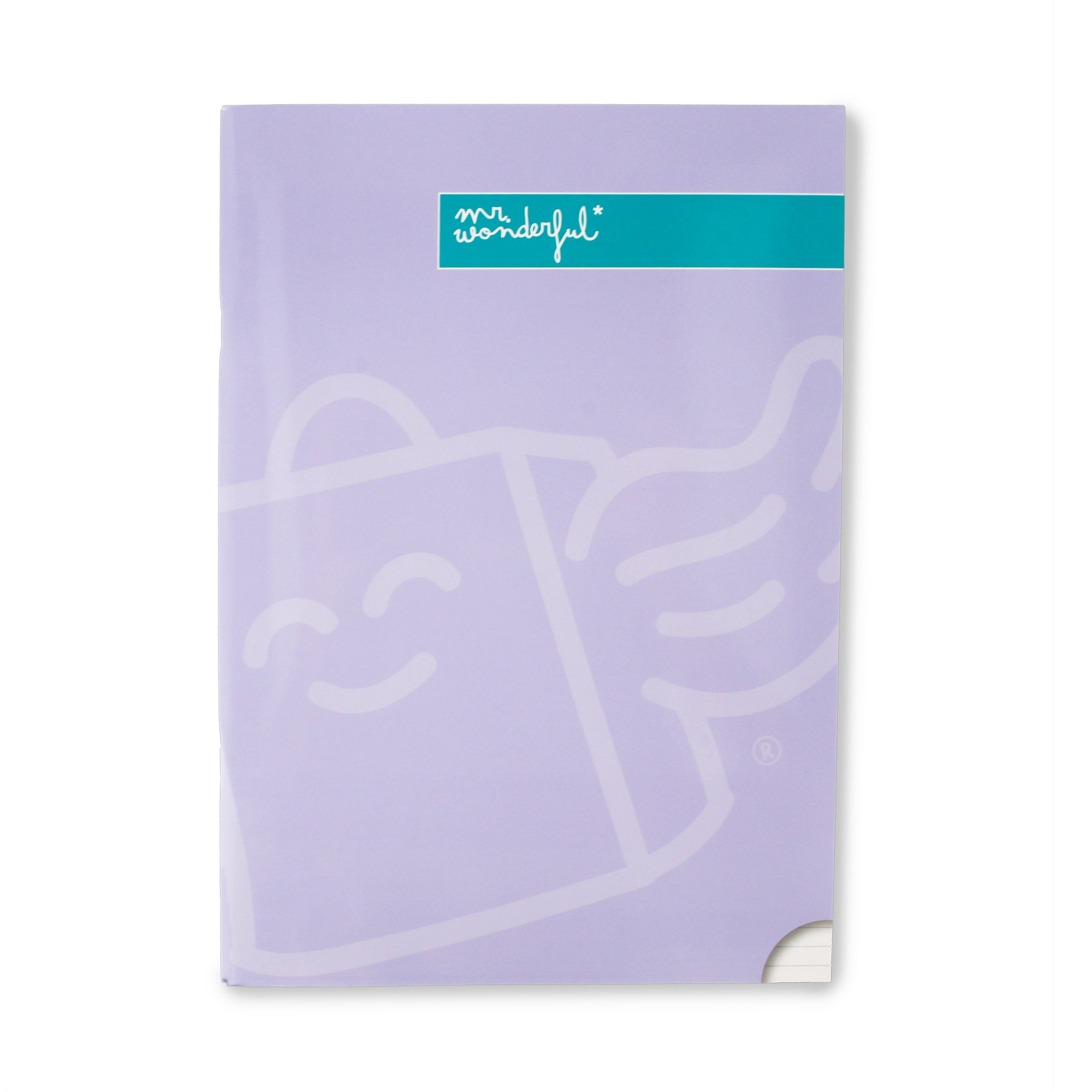 Lilac A4 notebook 48 sheets - Lined paper