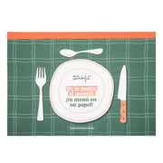 Planificateur de menus hebdomadaire - De l'esprit à la table : votre menu sur papier !