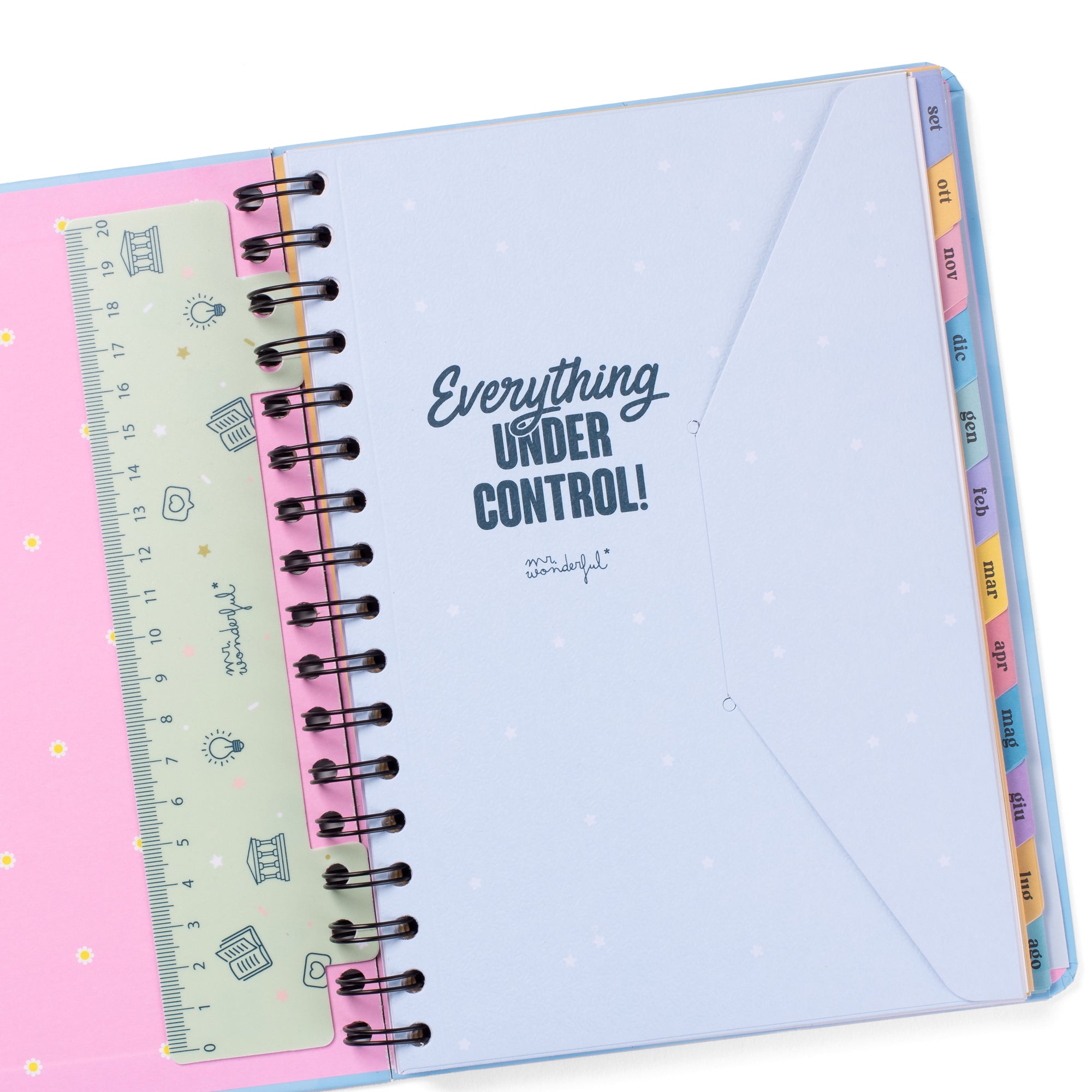 Diario scolastico Wonder 2025-26 Settimanale - È ora di riuscire