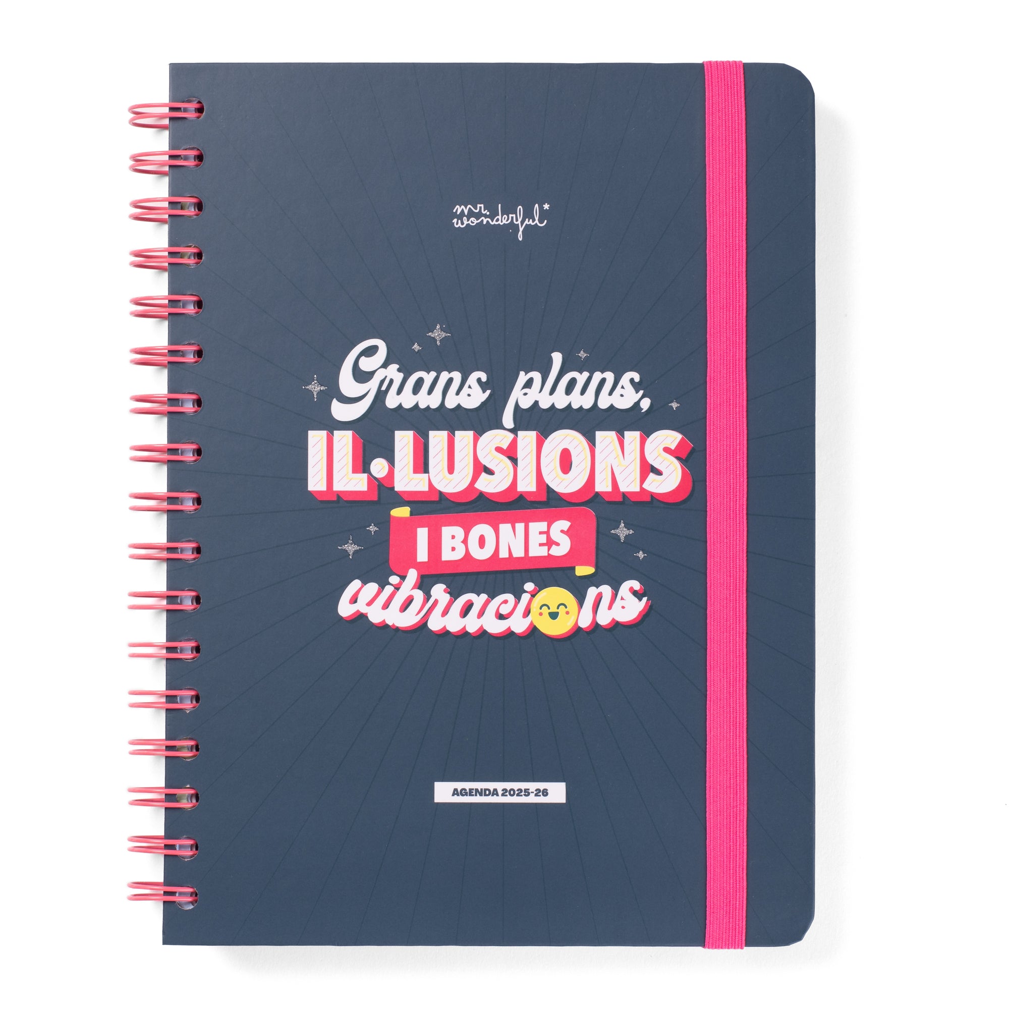 Agenda Wonder 2025-26 Setmanal - Grans plans, il·lusions i bones vibracions
