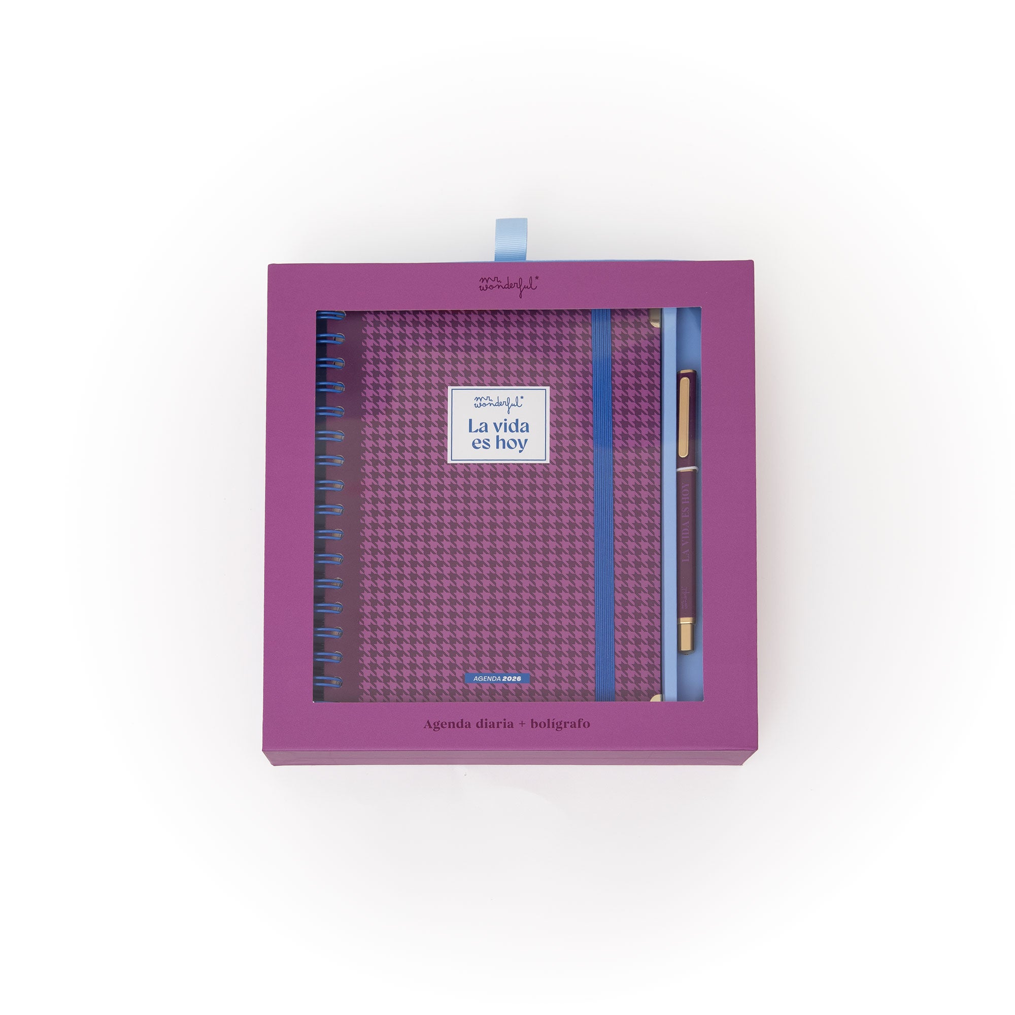 Set de Agenda Office 2026 Diaria + boli - La vida es hoy | Mr.Wonderful