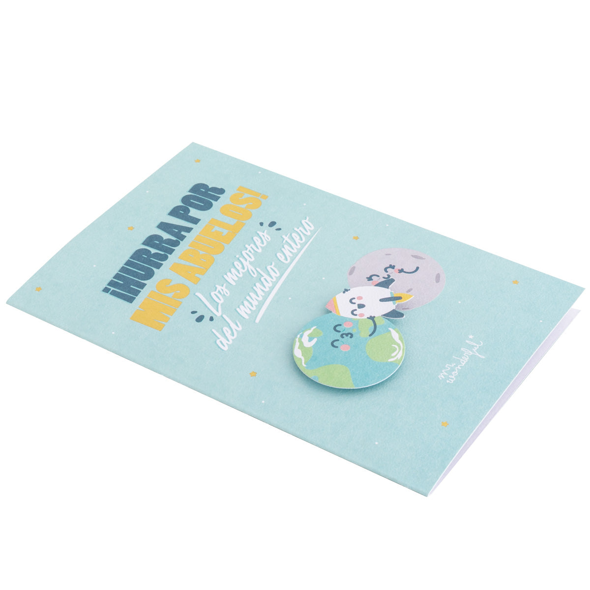 Postal - ¡Hurra por mis abuelos! Los mejores del mundo entero