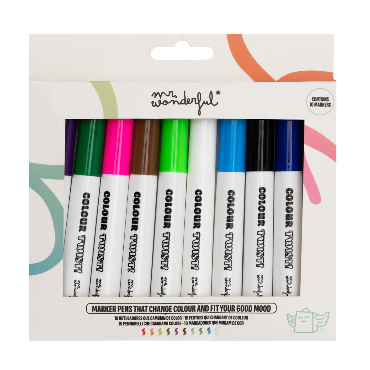 Canetas marcadoras que mudam de cor - Color twist!.
