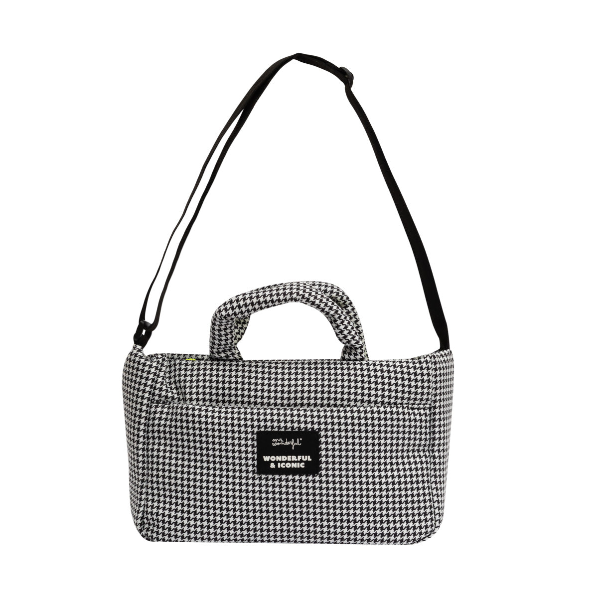 Petit sac à main pied-de-poule - Magnifique et iconique.