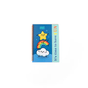 Colouring book + coloured marker pens + stickers - Add some colour to life