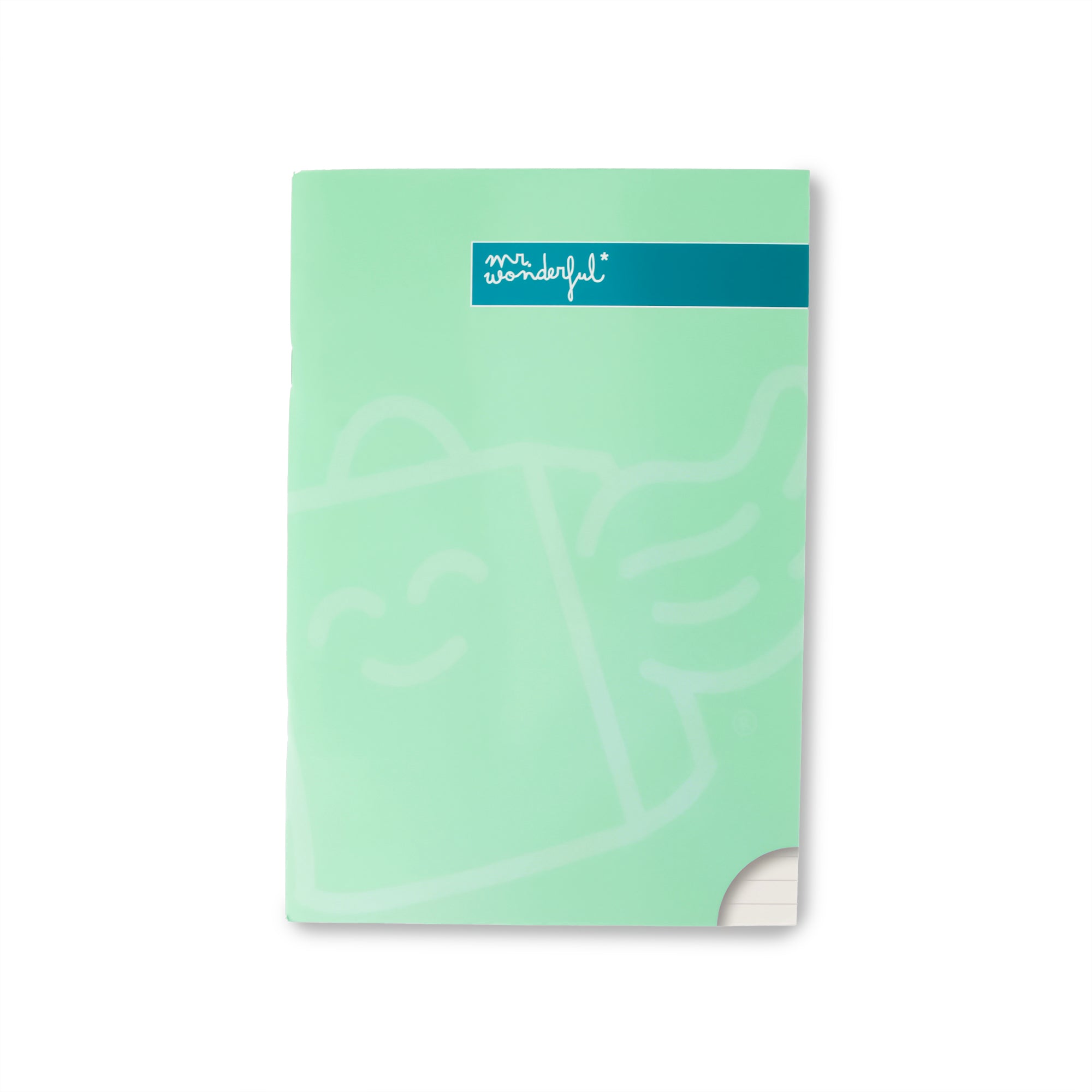 Green A5 notebook 48 sheets - Lined paper
