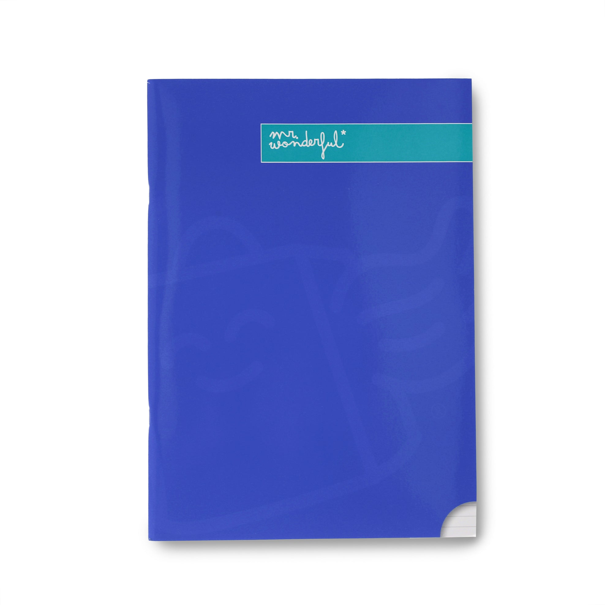 Blue A5 notebook 48 sheets - Lined paper