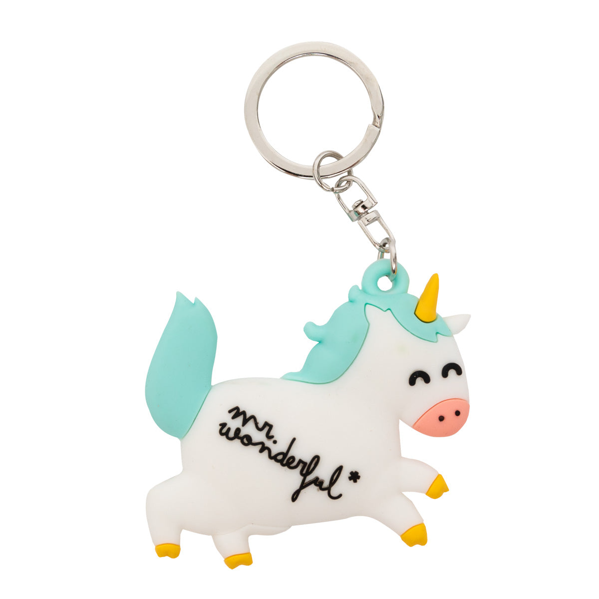 Porte-clés en caoutchouc - Licorne