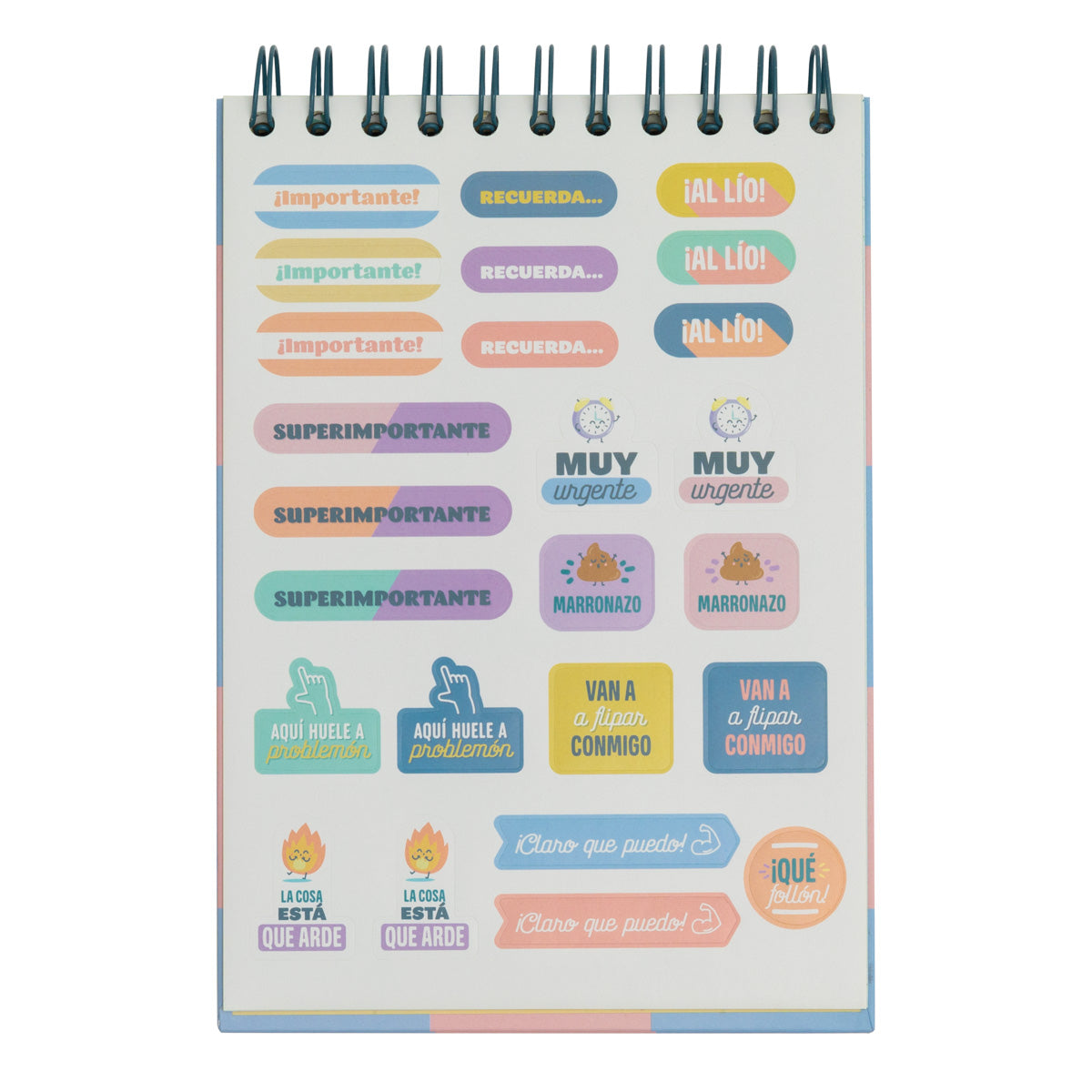 Planificador vertical diario - Muchos días, muchos planes.