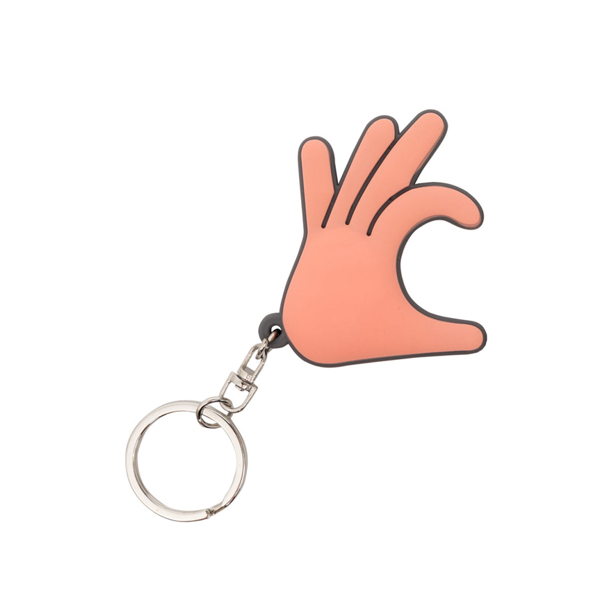 Lot de 2 porte-clés - Mains en cœur